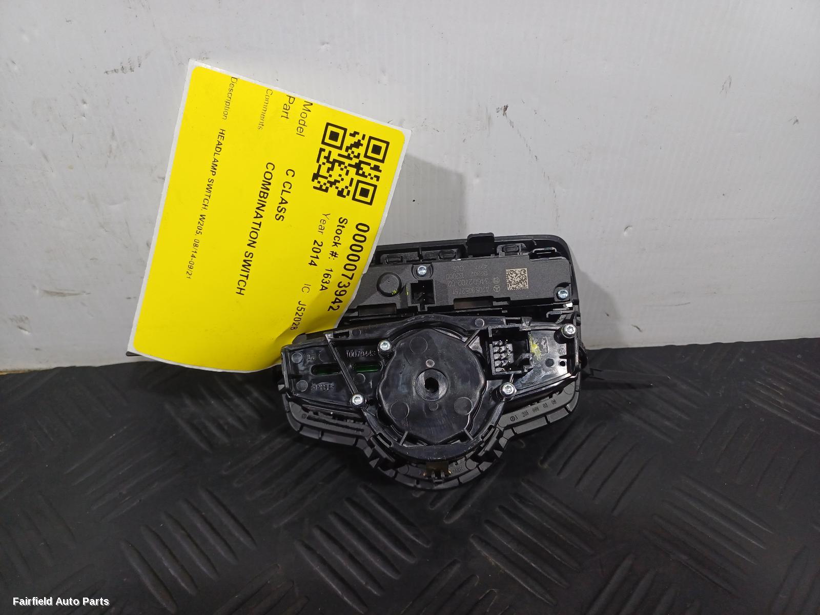 2014-2021 Mercedes C Class Combination Switch
