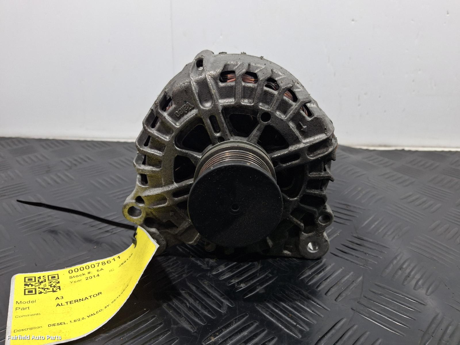 2013-2016 Audi A3 Alternator