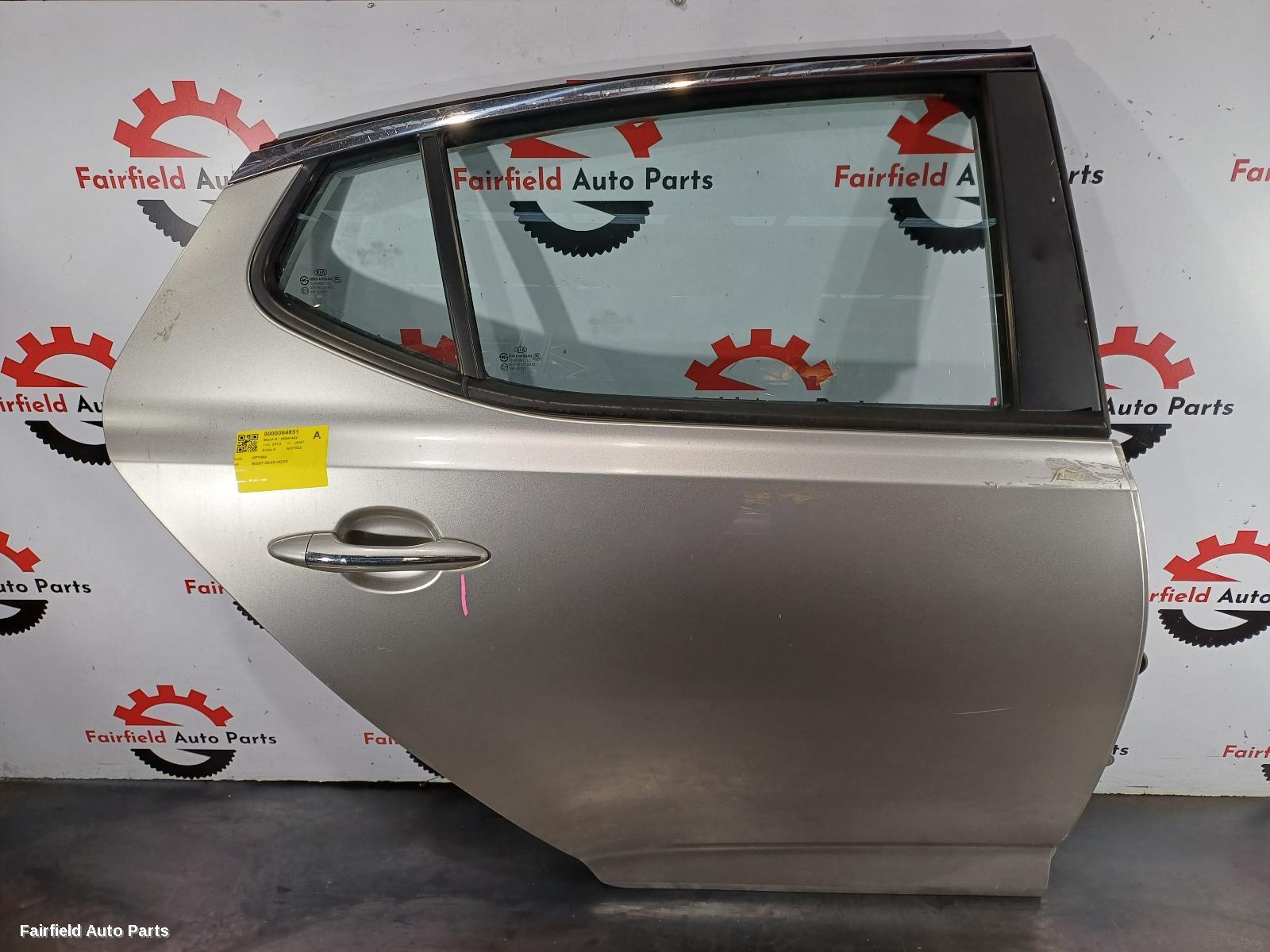 2011-2015 Kia Optima Right Rear Door Sliding