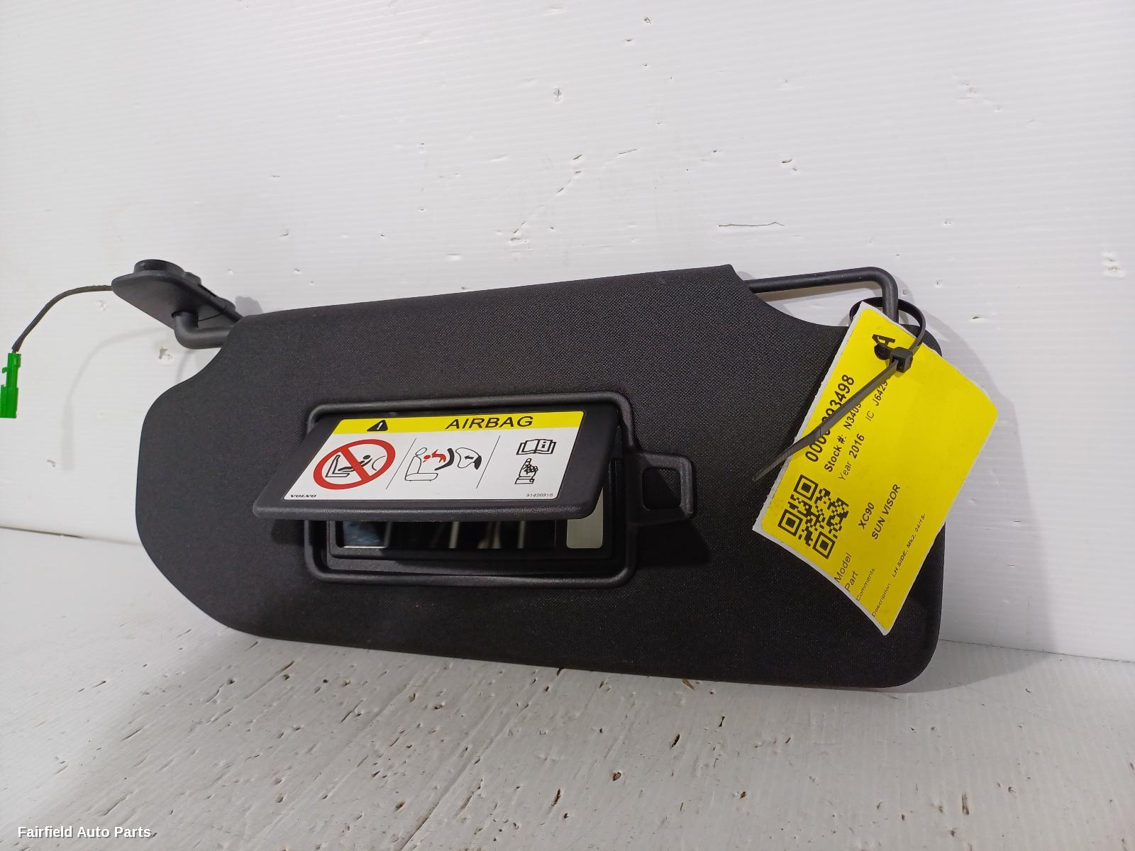 2015-2026 Volvo Xc90 Sunvisor