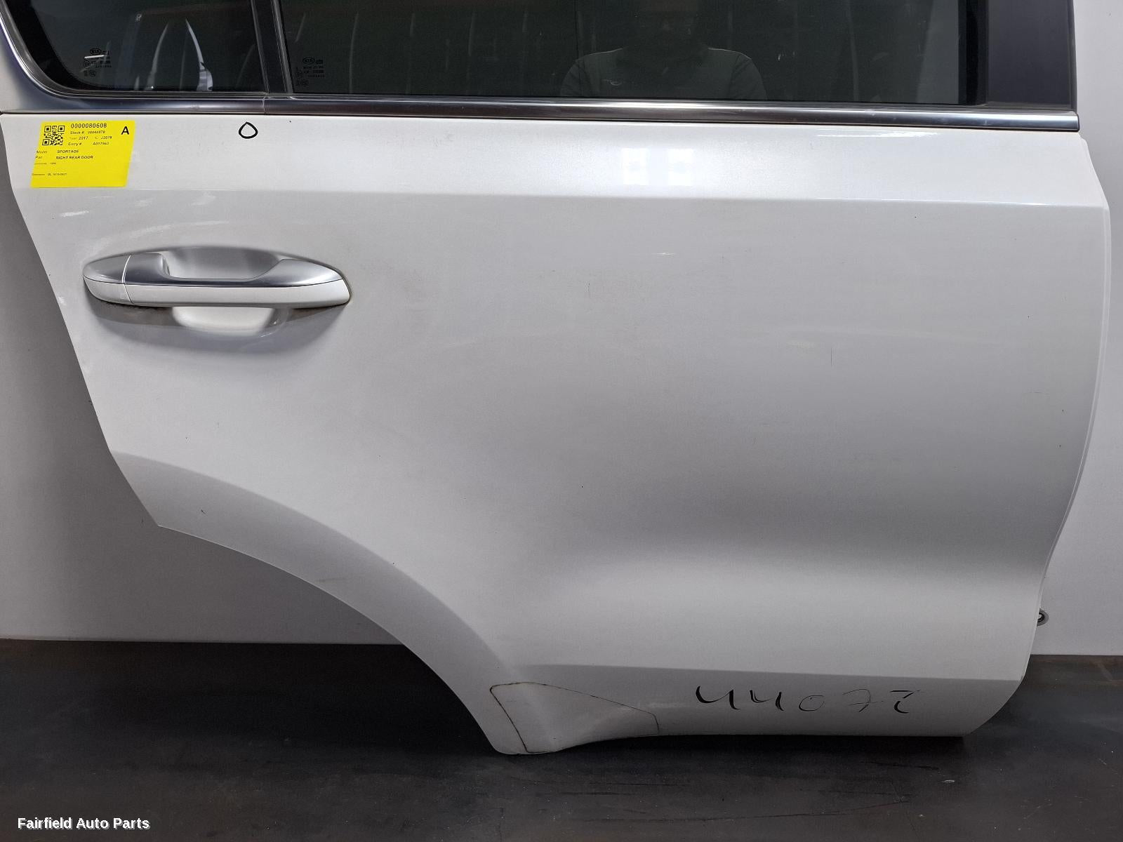 2015-2021 Kia Sportage Right Rear Door Sliding