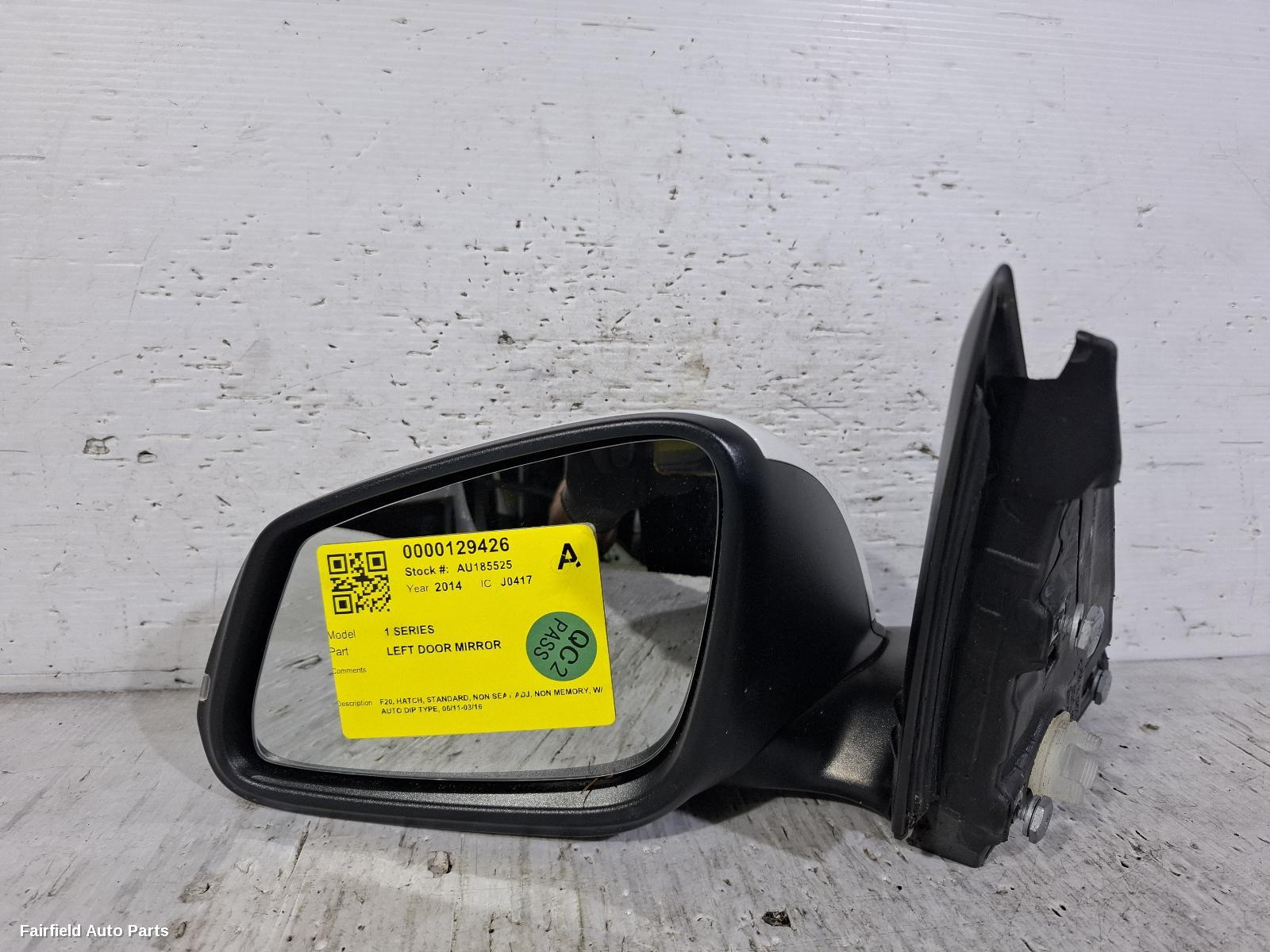 2011-2016 Bmw 1 Series Left Door Mirror