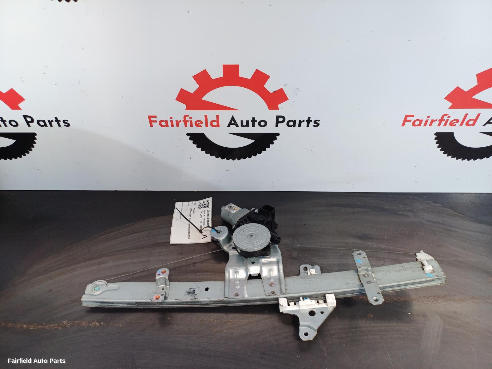 2013-2016 Nissan Pulsar Left Front Window Reg Motor