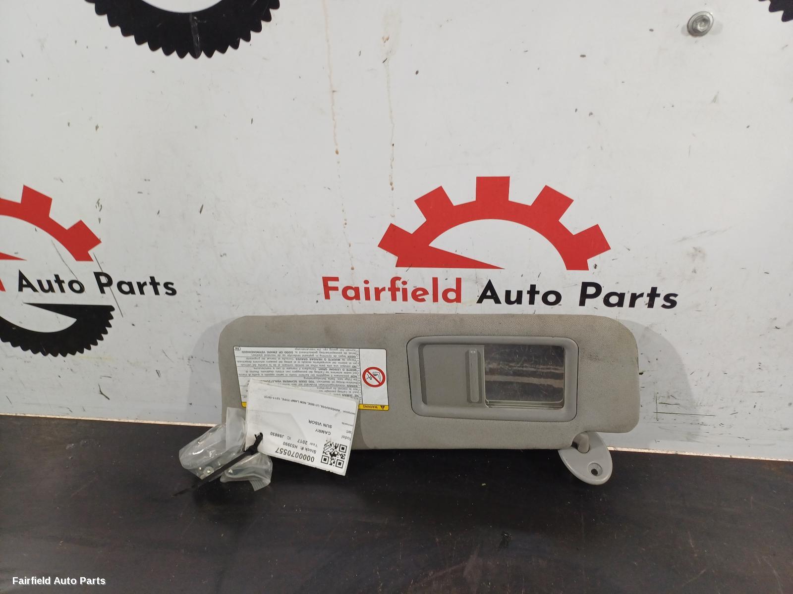 2011-2017 Toyota Camry Sunvisor