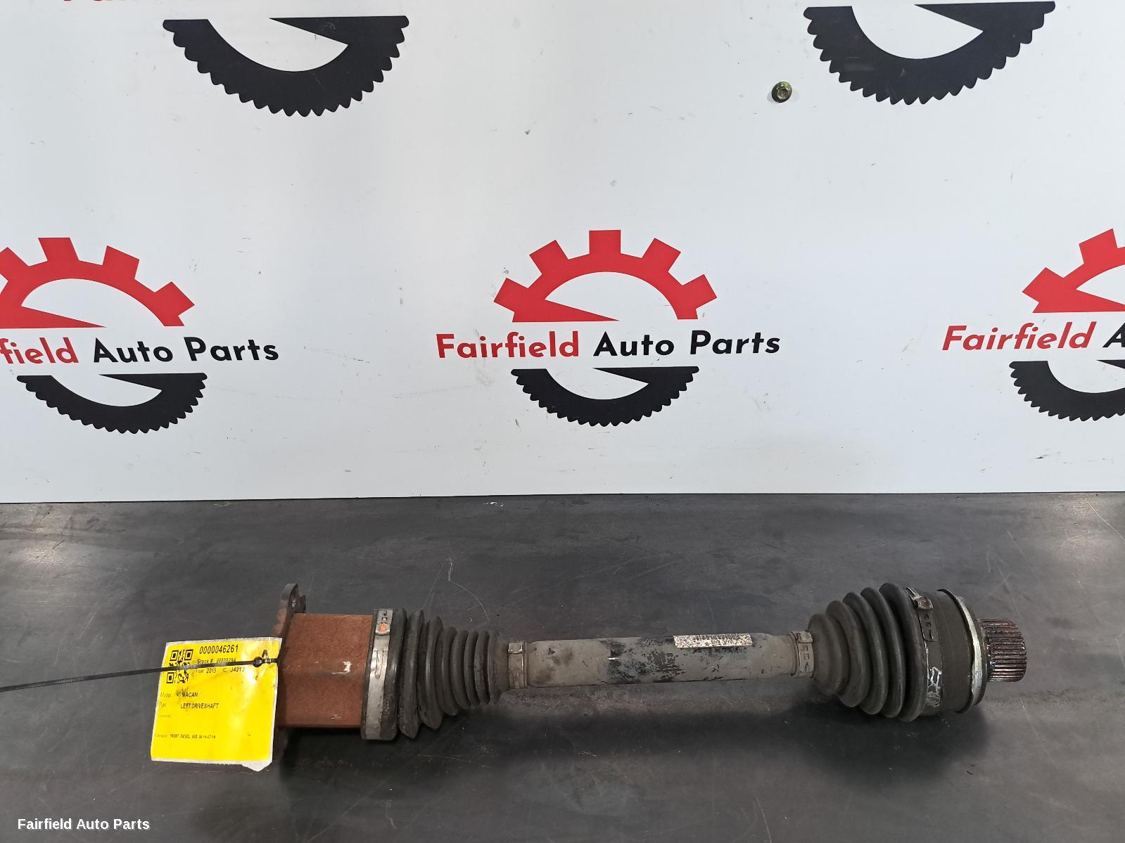 2014-2018 Porsche Macan Left Driveshaft