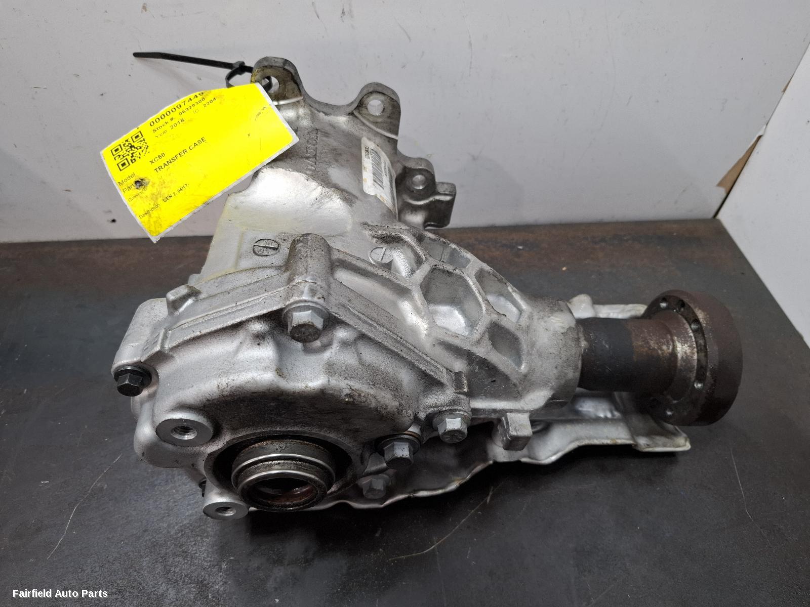 2017-2026 Volvo Xc60 Transfer Case