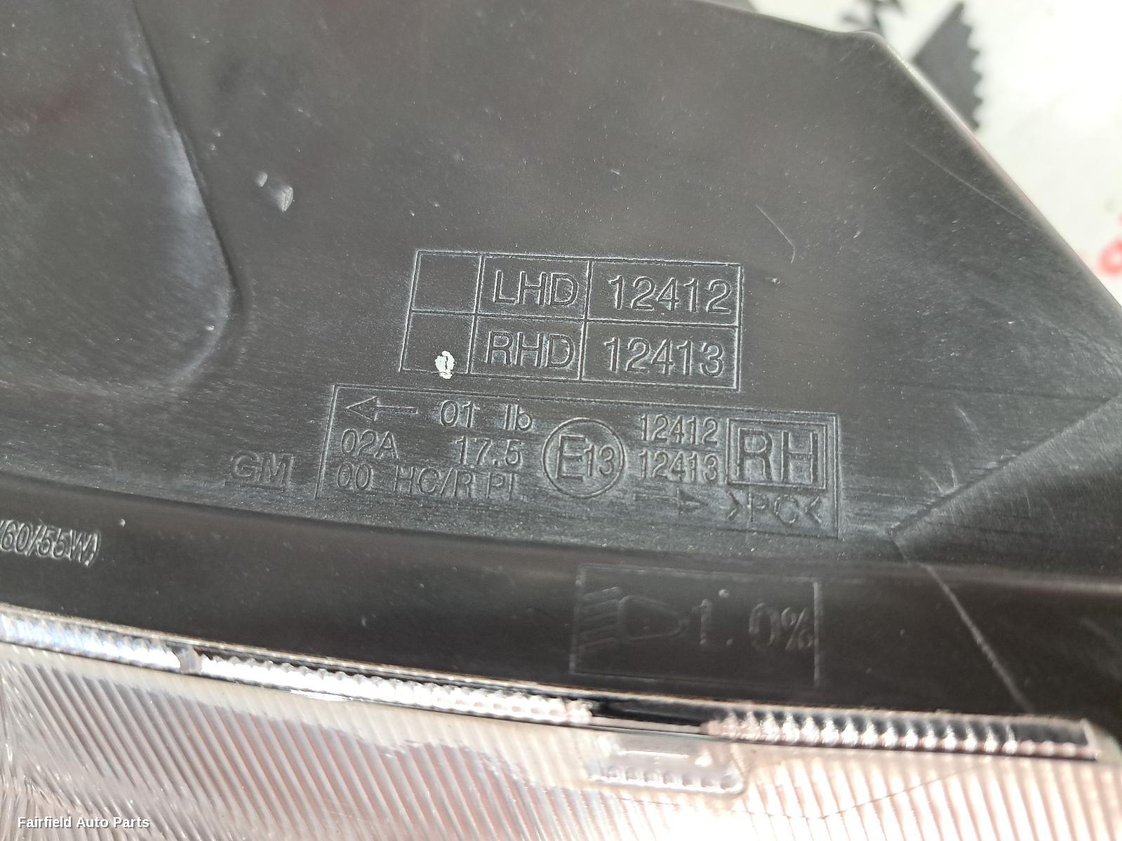 2009-2011 Holden Cruze Right Headlamp