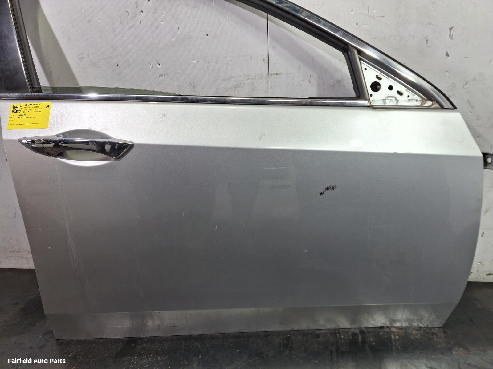 2008-2015 Honda Accord Right Front Door