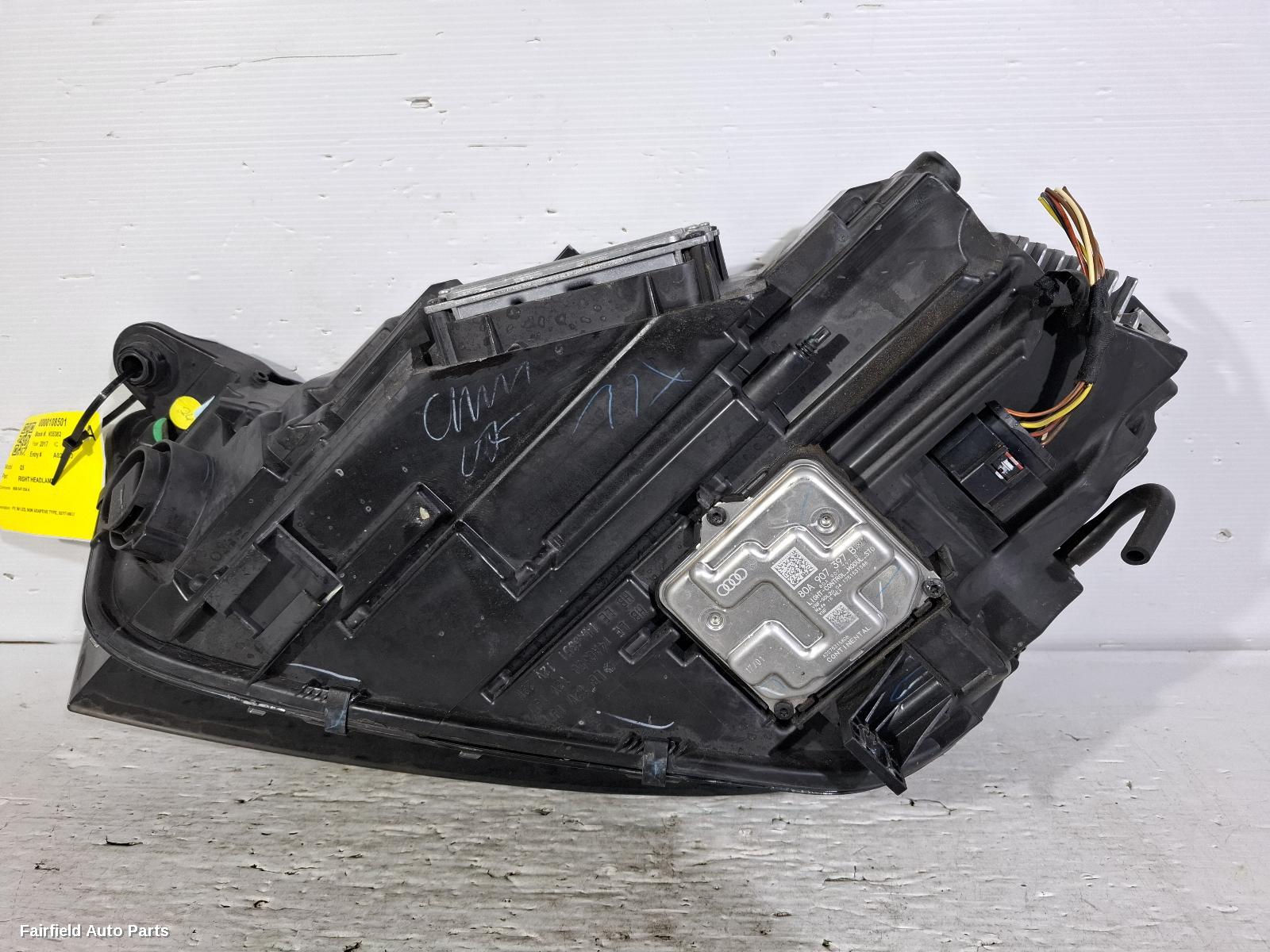 2017-2020 Audi Q5 Right Headlamp