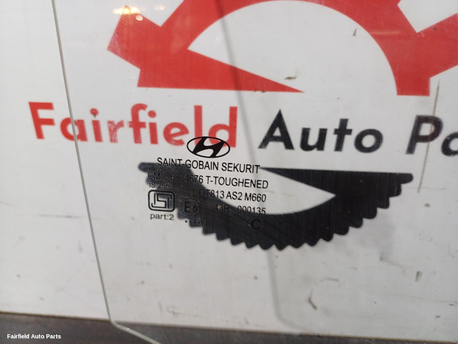 2010-2015 Hyundai I20 Right Rear Door Window