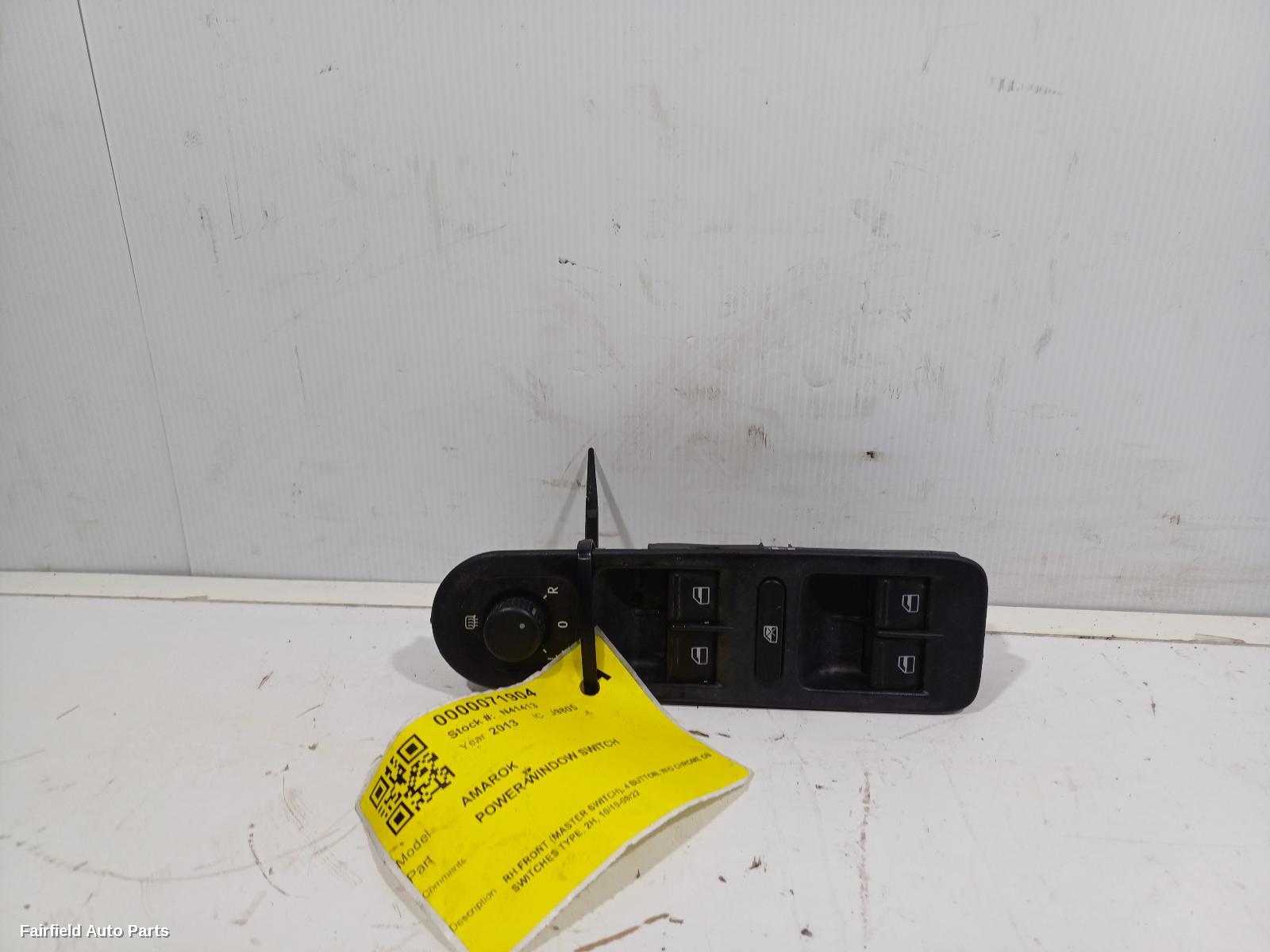 2010-2022 Volkswagen Amarok Pwr Dr Wind Switch