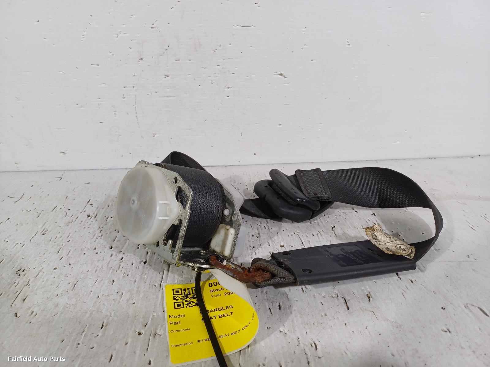 2007-2010 Jeep Wrangler Seatbelt Stalk