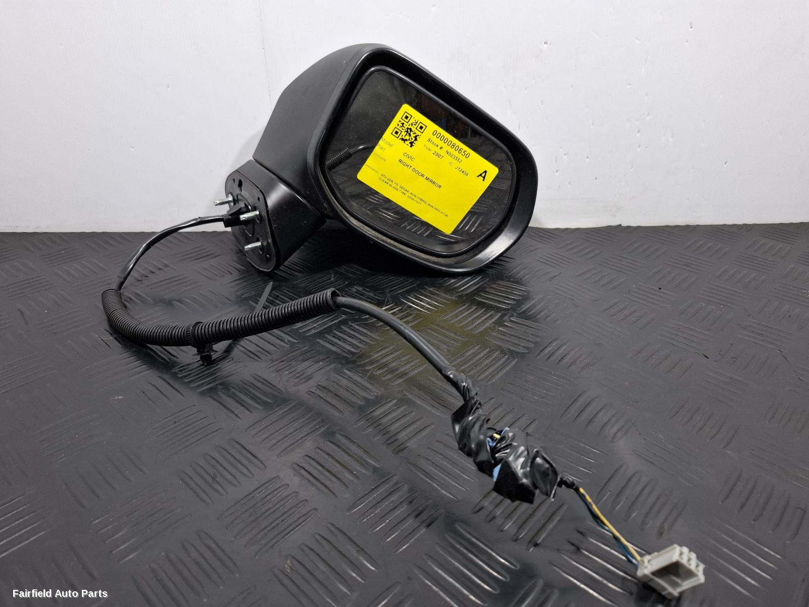 2006-2009 Honda Civic Right Door Mirror