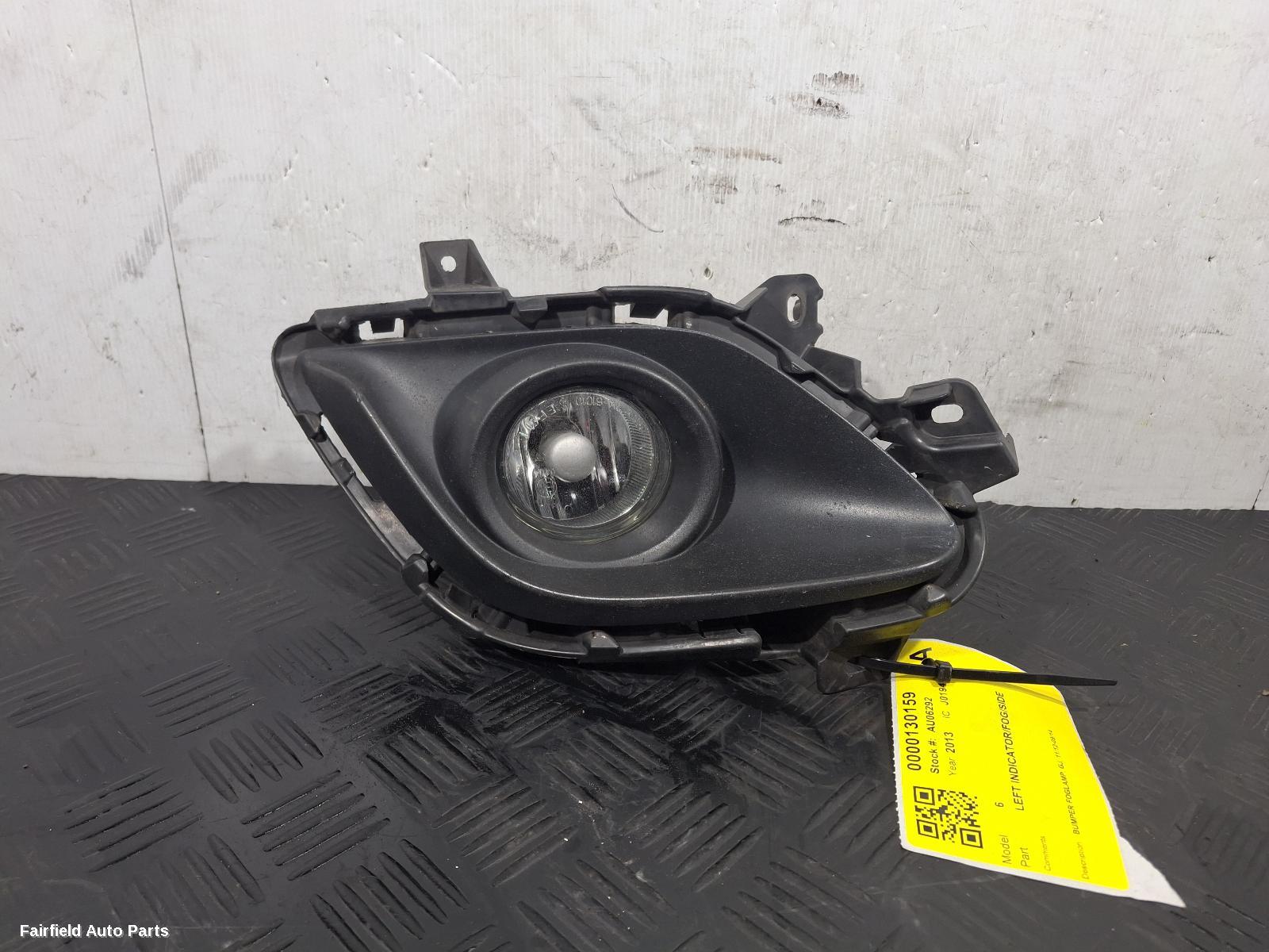 2012-2014 Mazda 6 Left Indicator Fog Side