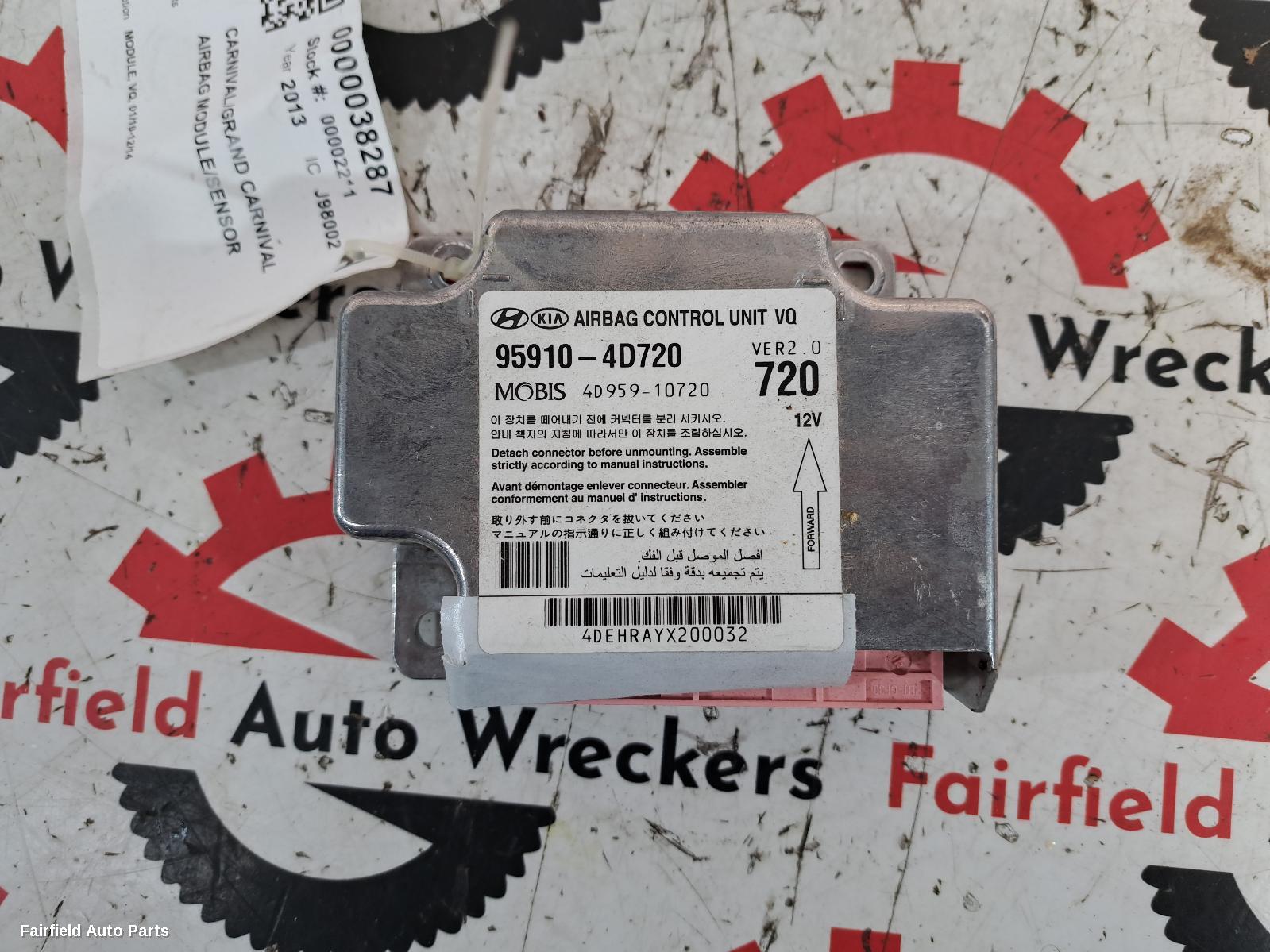 2010-2014 Kia Carnival/grand Carnival Airbag Module Sensor