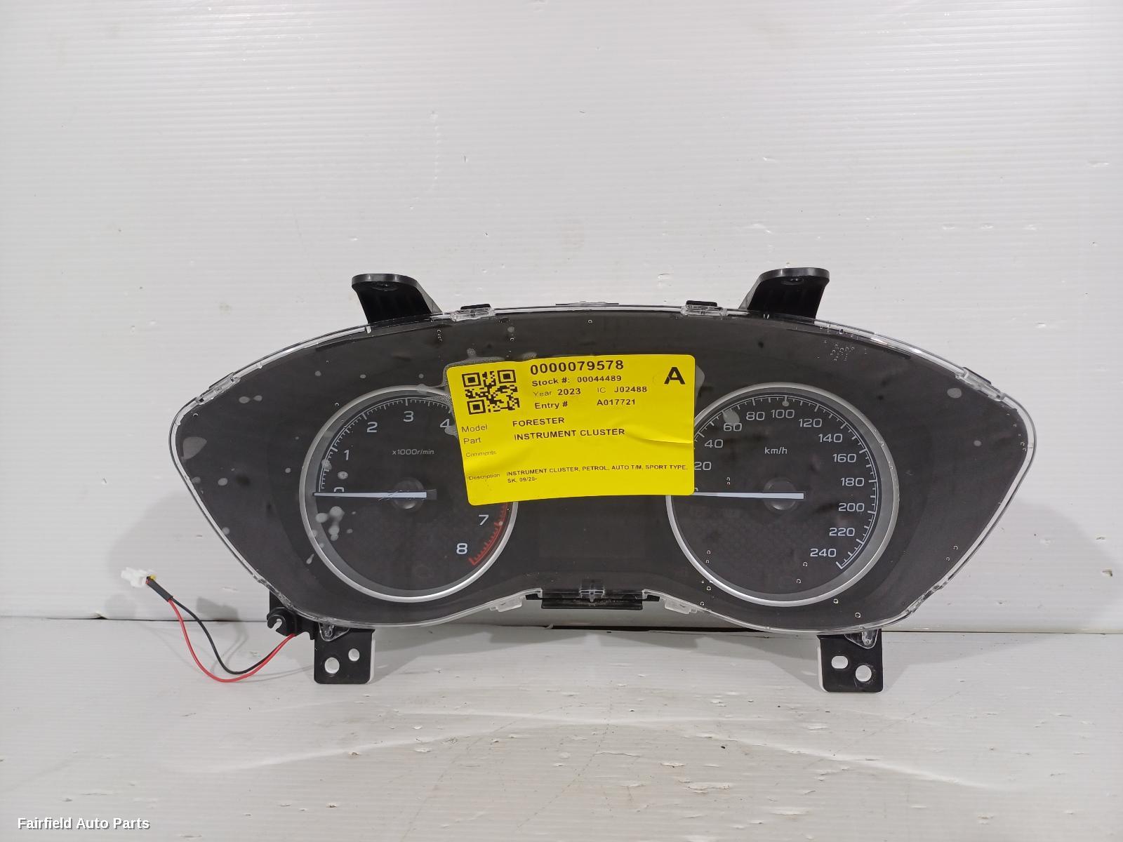 2020-2024 Subaru Forester Instrument Cluster