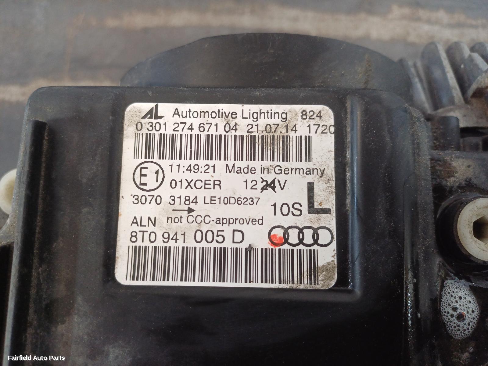 2012-2016 Audi A5 Left Headlamp