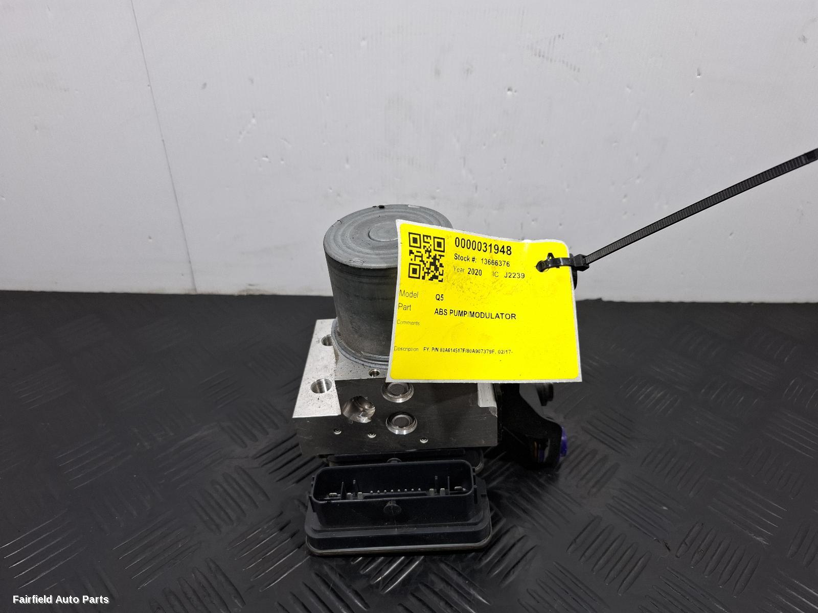 2017-2025 Audi Q5 Abs Pump Modulator