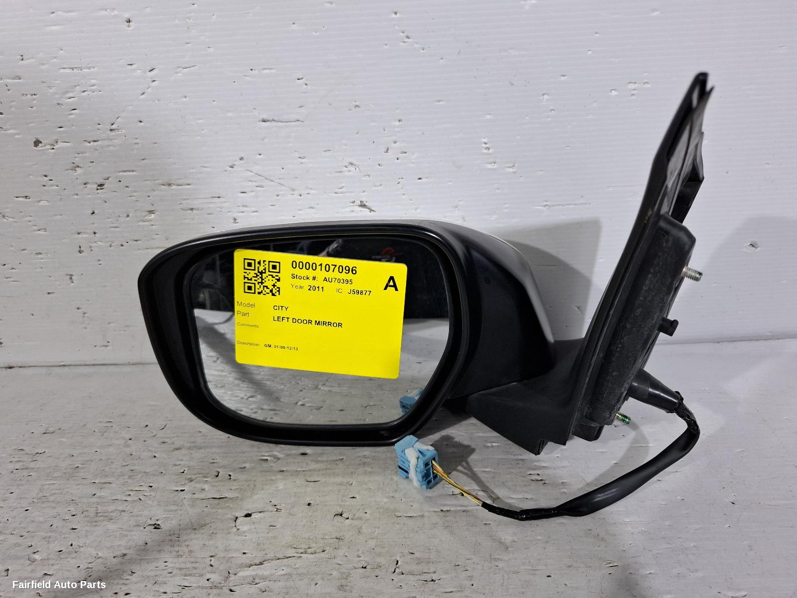 2009-2013 Honda City Left Door Mirror