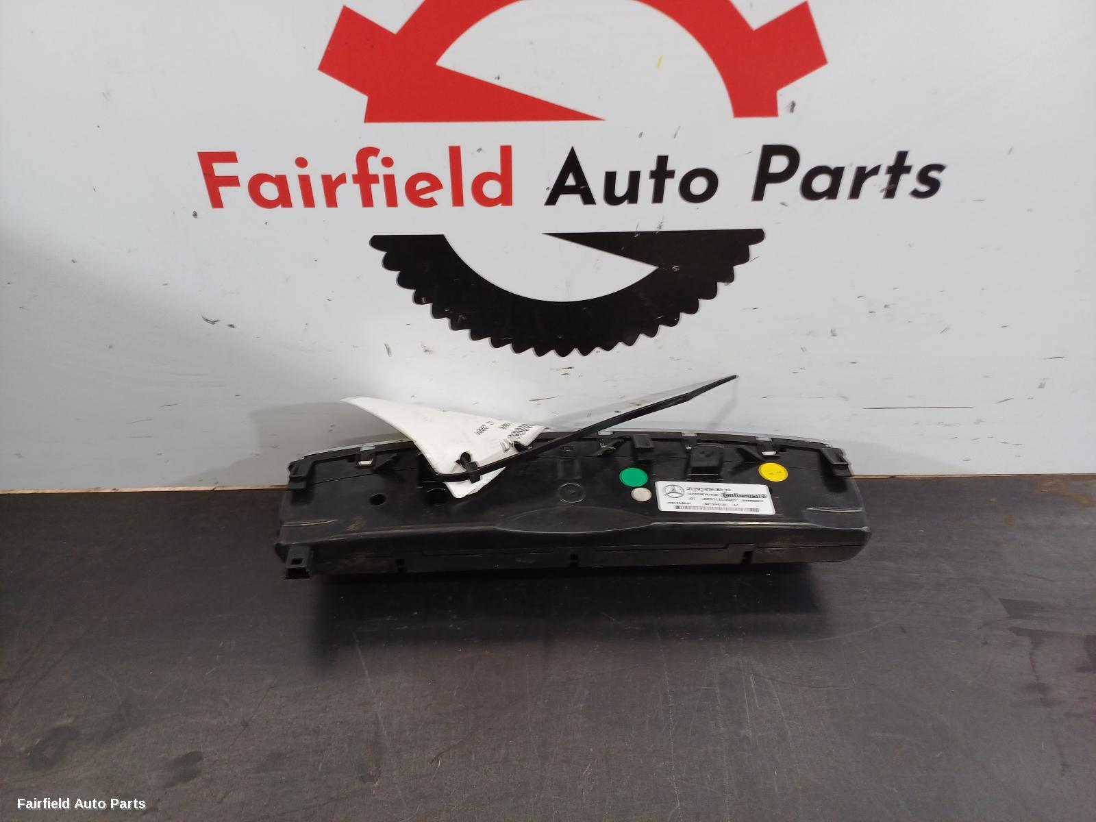 2014-2023 Mercedes C Class Heater Ac Controls