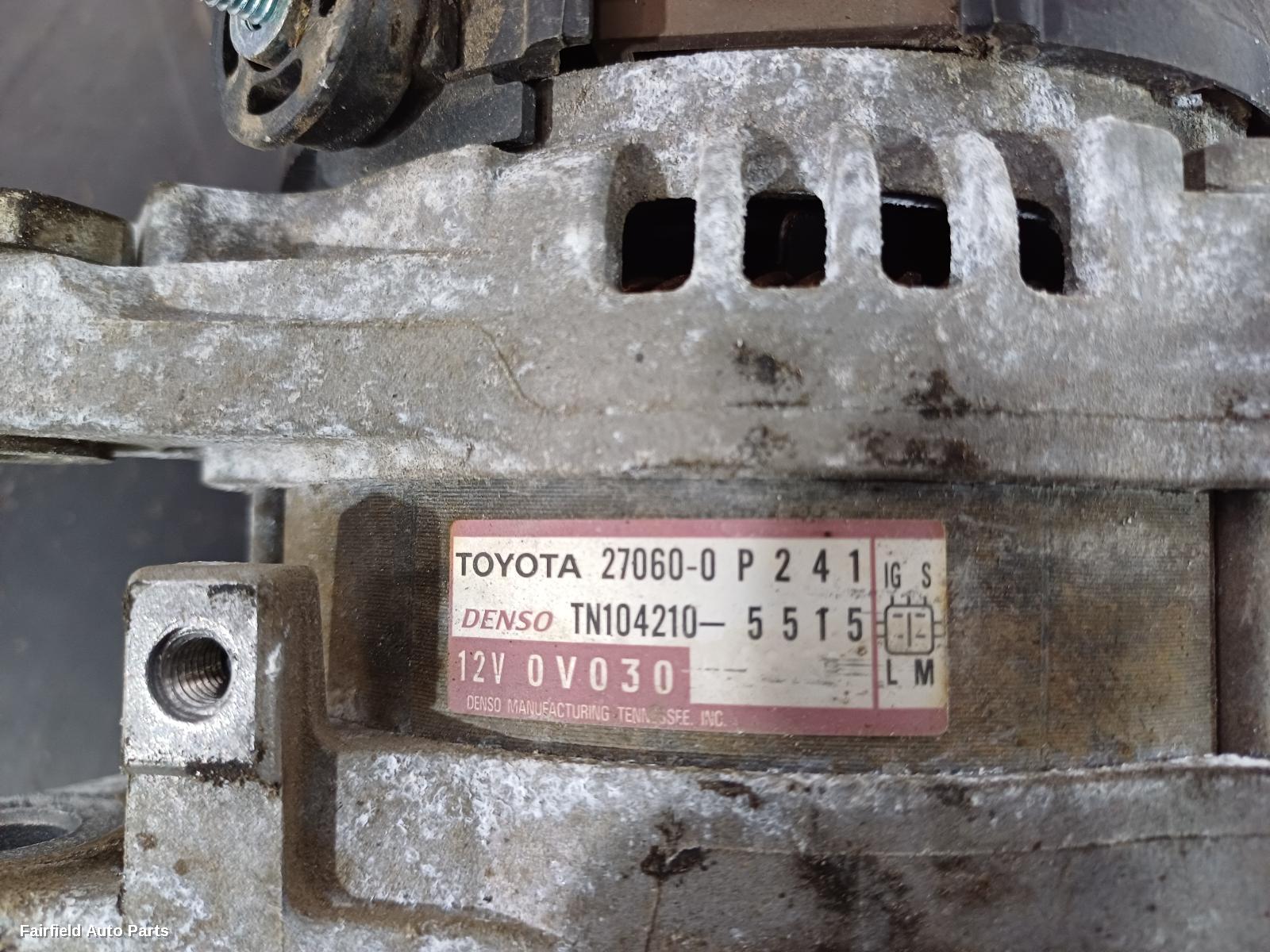 2013-2016 Toyota Kluger Alternator