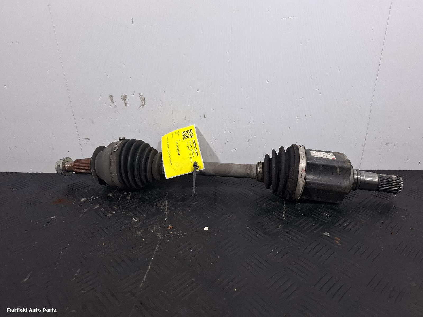 2012-2019 Mazda 6 Left Driveshaft