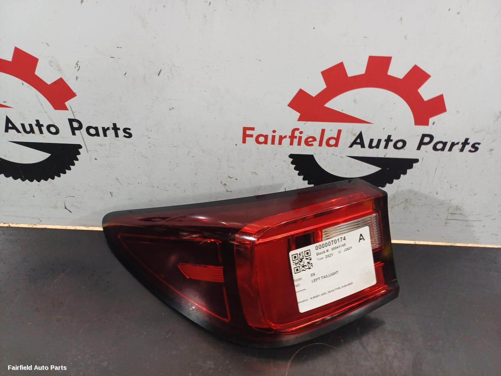 2020-2022 Mg Zs Left Taillight