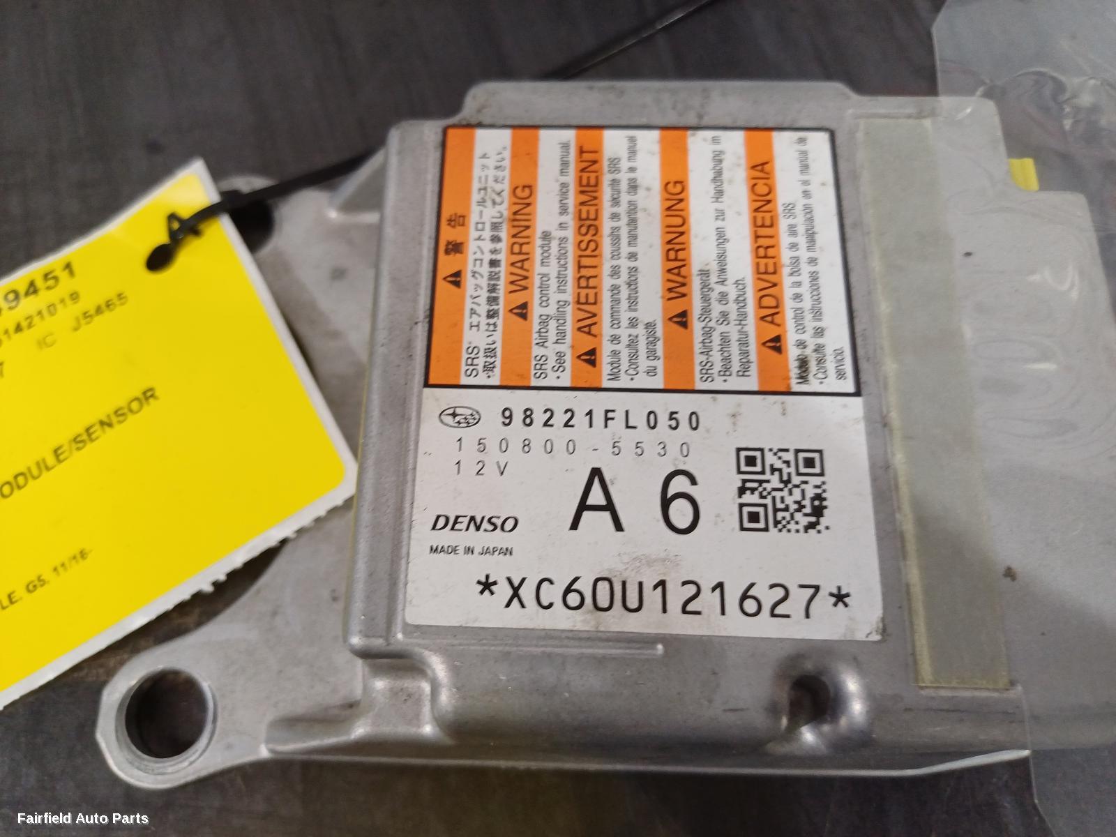 2016-2022 Subaru Impreza Airbag Module Sensor