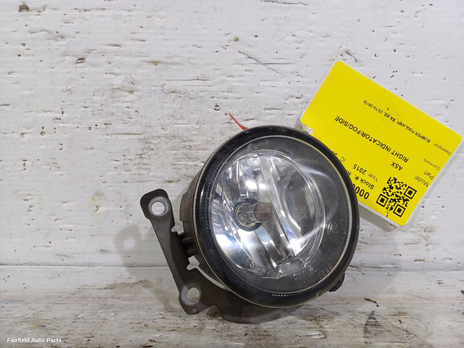 2010-2016 Mitsubishi Asx Right Indicator Fog Side