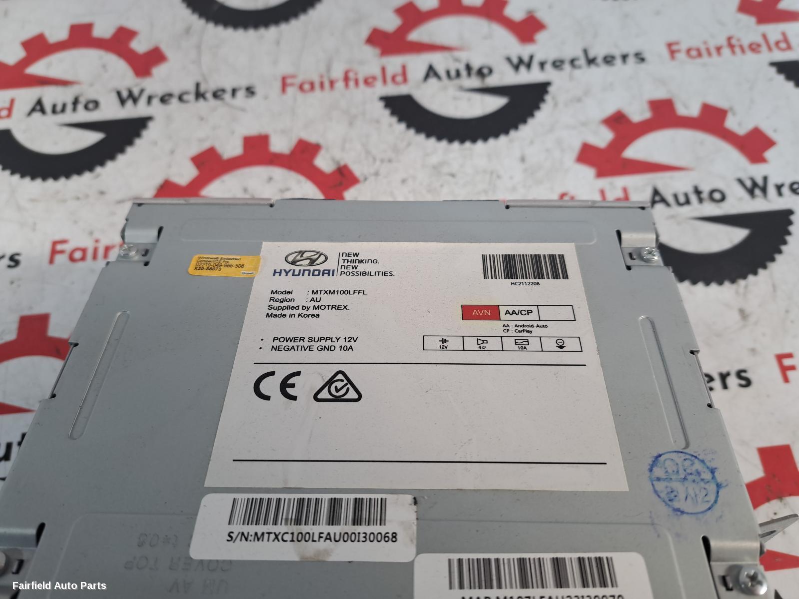 2017-2020 Hyundai Sonata Radio Cd Dvd Sat Tv