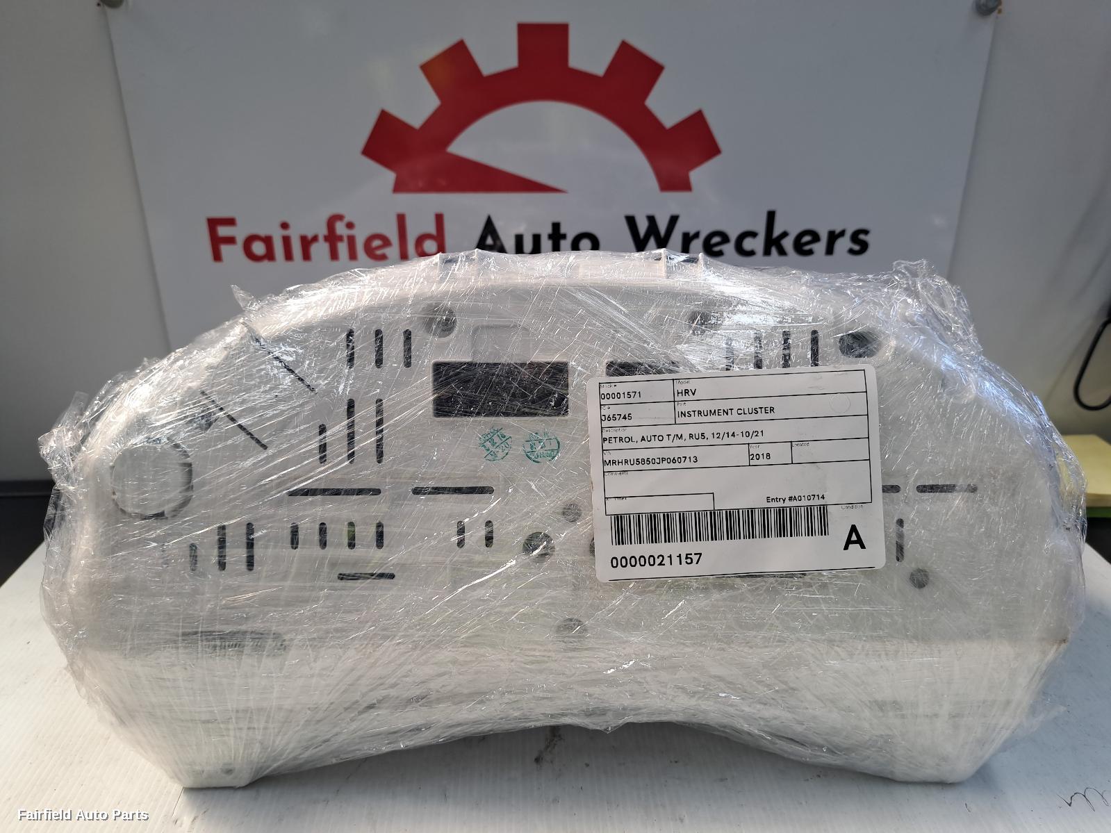 2014-2021 Honda Hrv Instrument Cluster