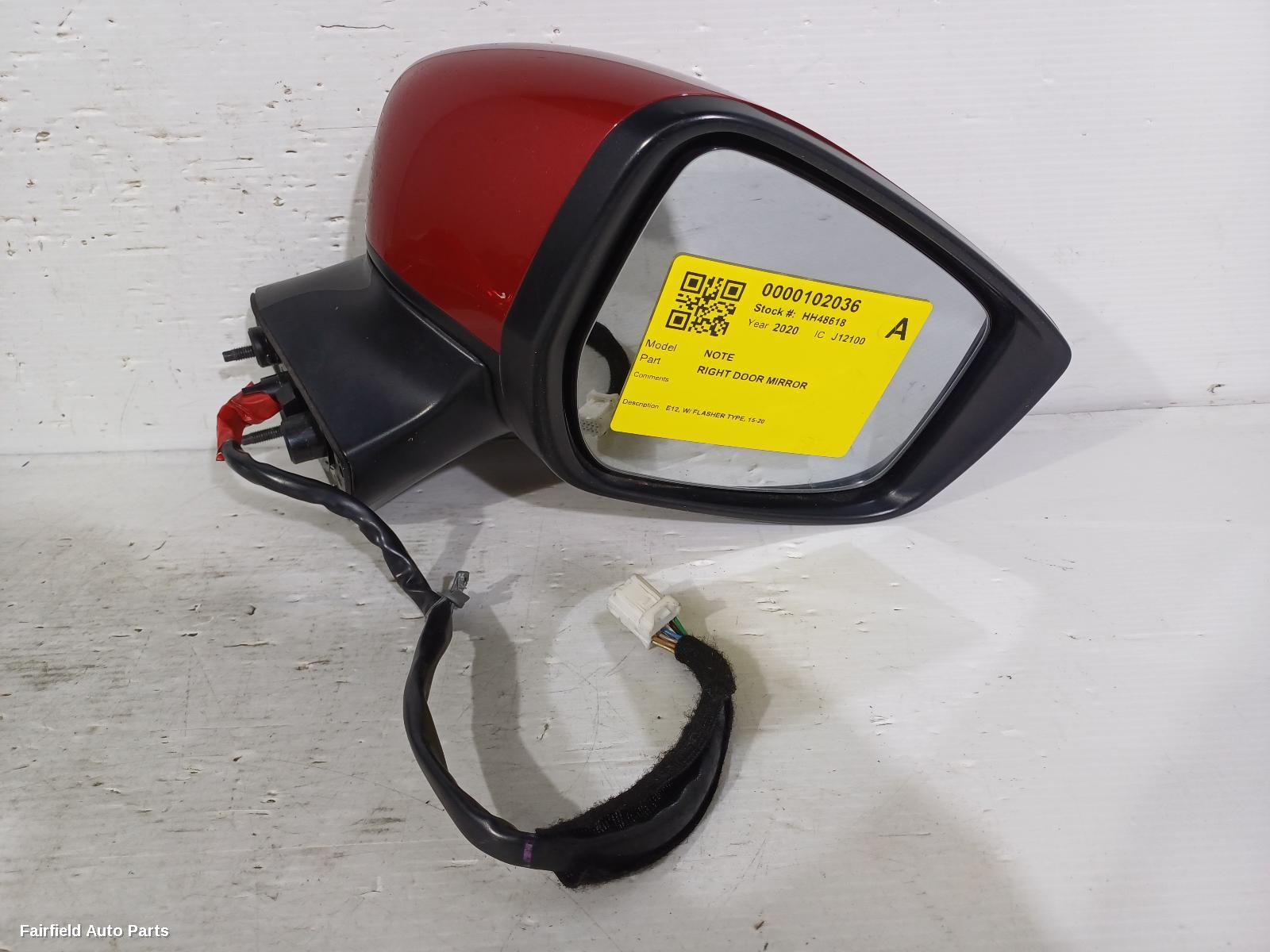2015-2020 Nissan Note Right Door Mirror
