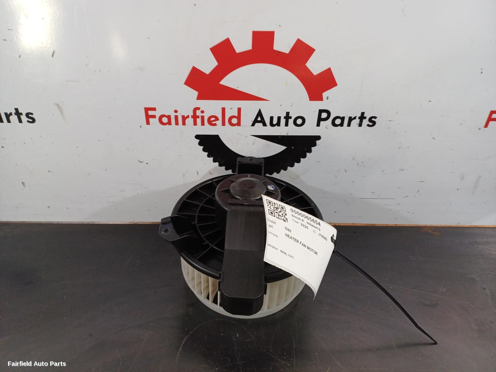 2017-2026 Ldv D90 Heater Fan Motor