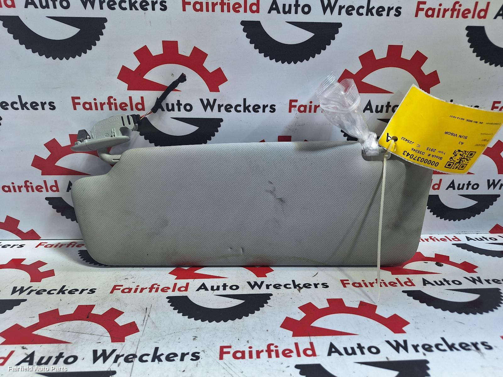 2013-2020 Audi A3 Sunvisor