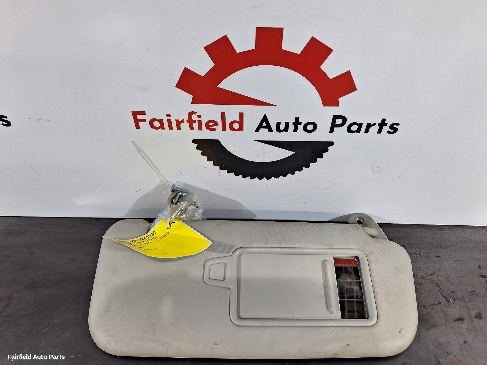 2016-2023 Kia Rio Sunvisor
