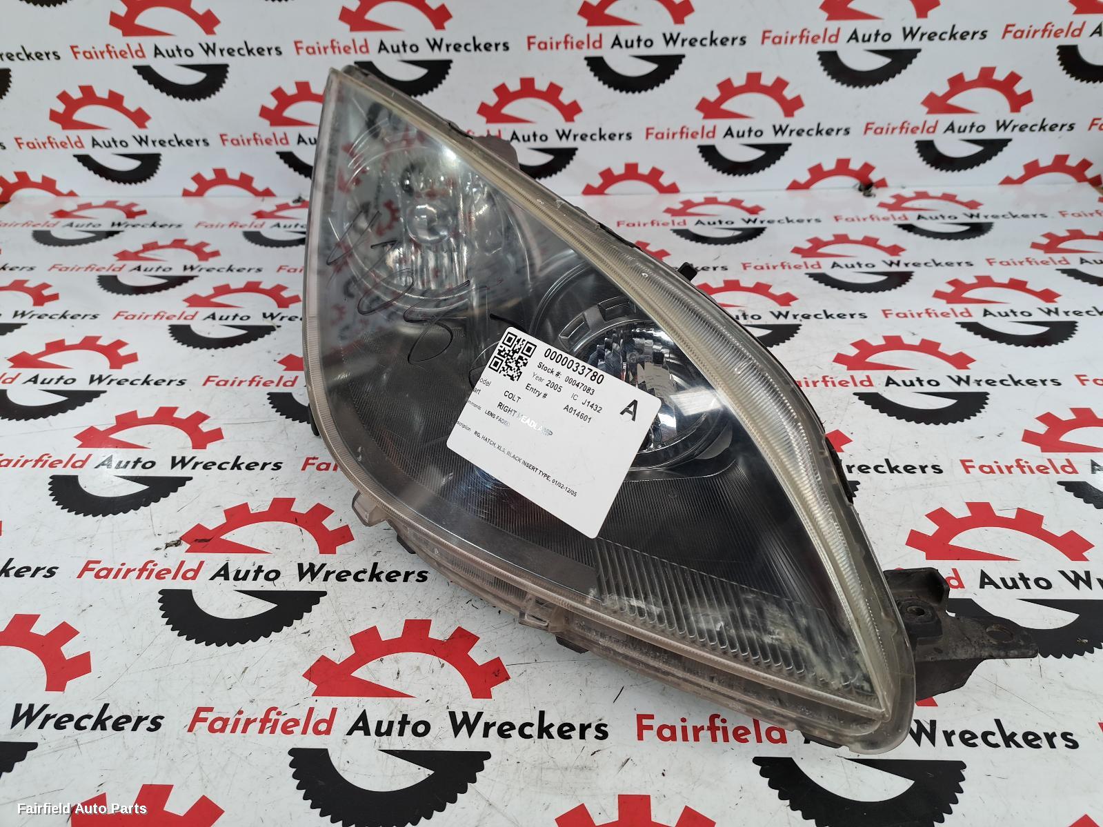 2002-2005 Mitsubishi Colt Right Headlamp
