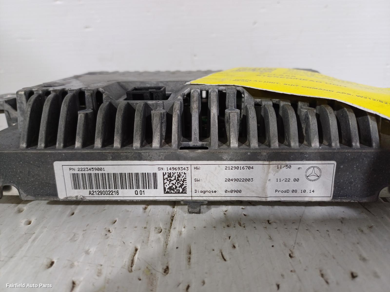 2009-2016 Mercedes E Class Radio Cd Dvd Sat Tv