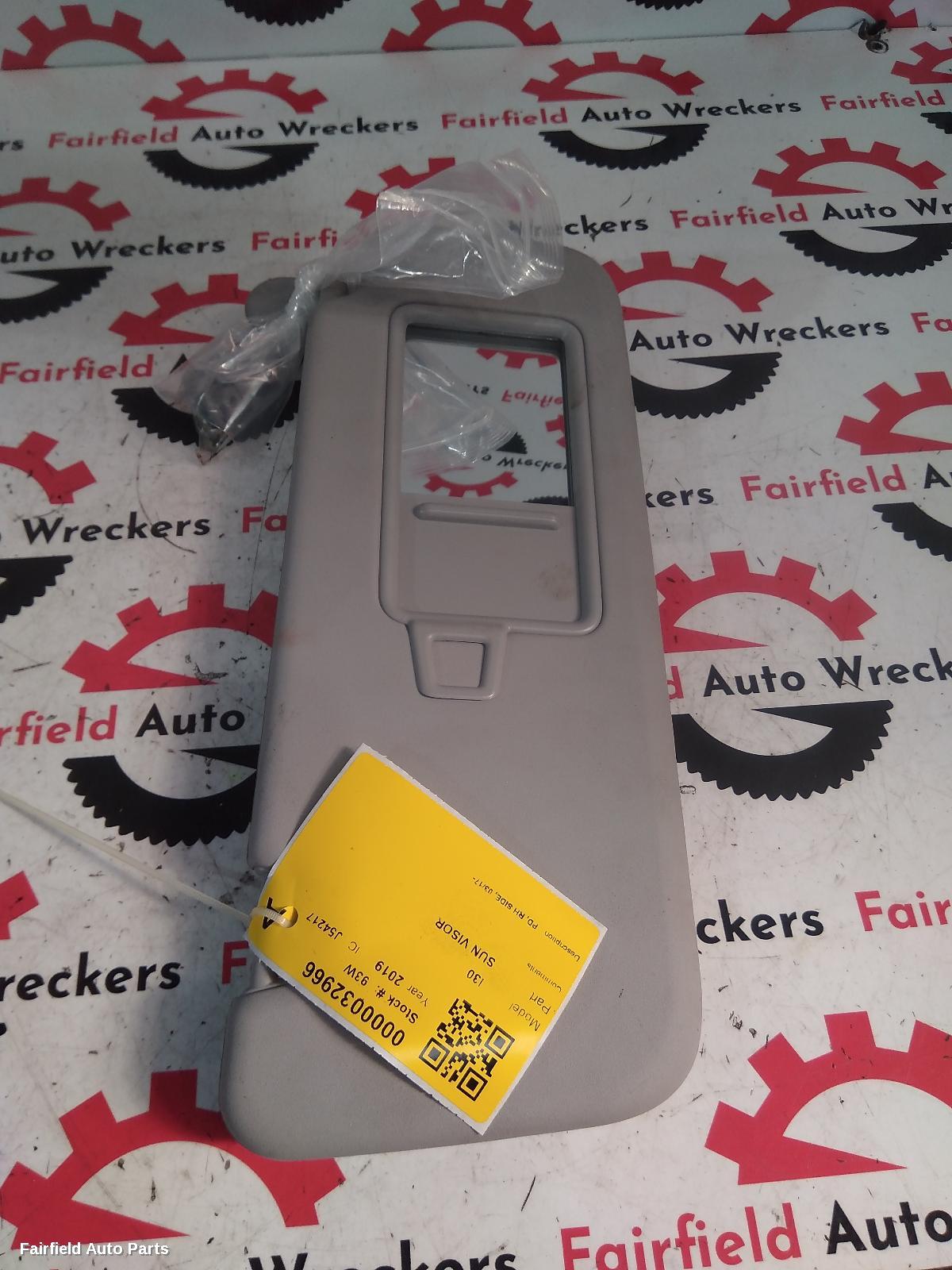 2017-2026 Hyundai I30 Sunvisor