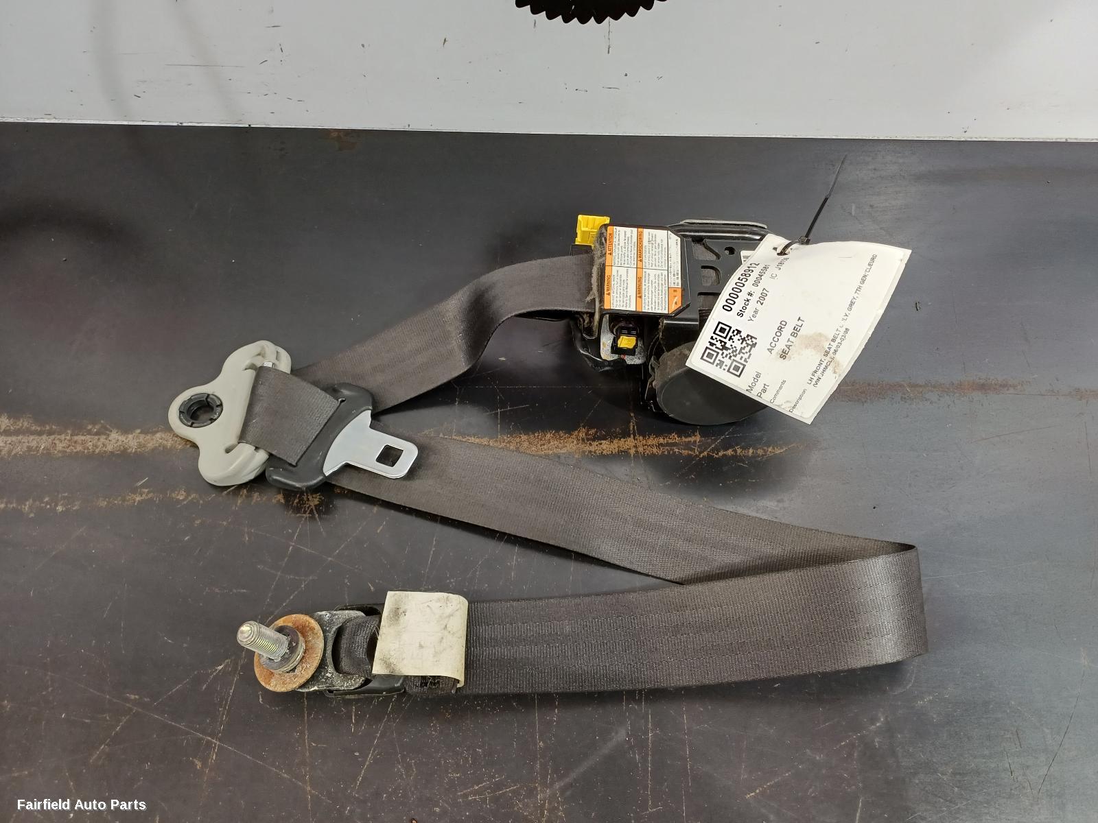 2003-2008 Honda Accord Seatbelt Stalk