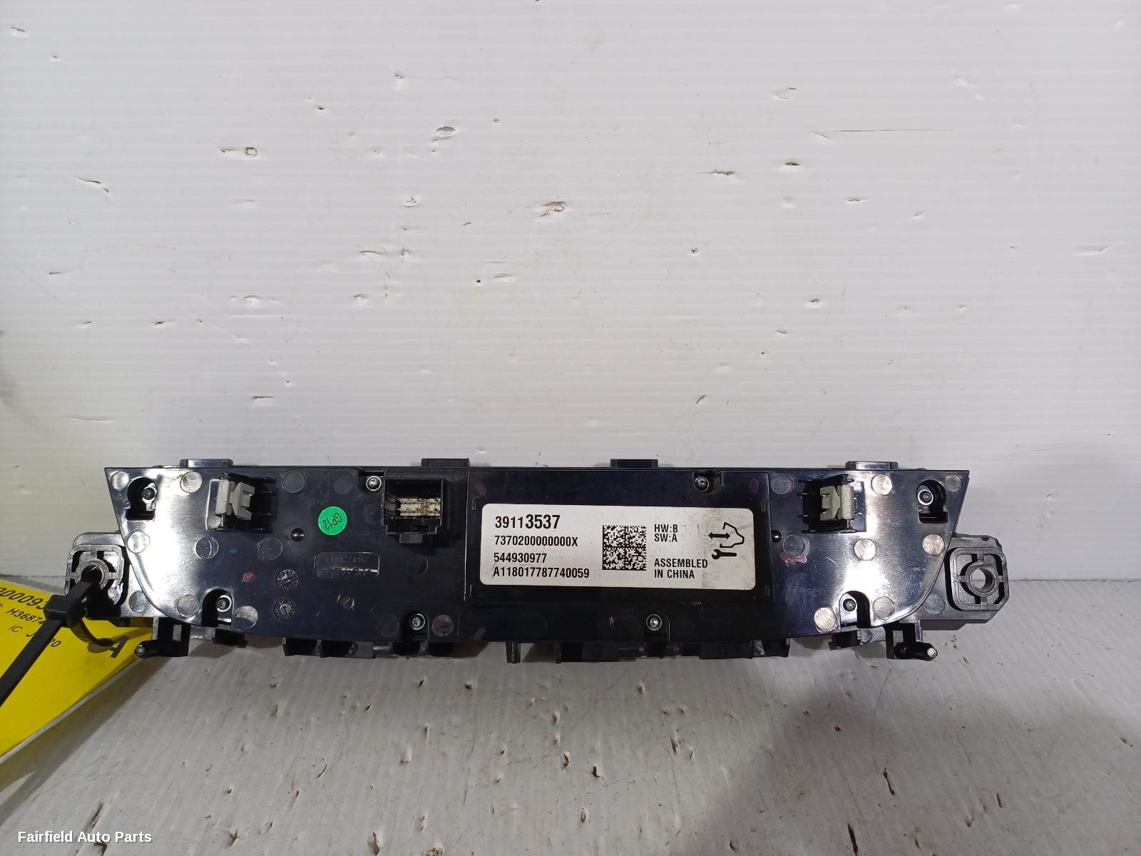 2017-2020 Holden Commodore Heater Ac Controls