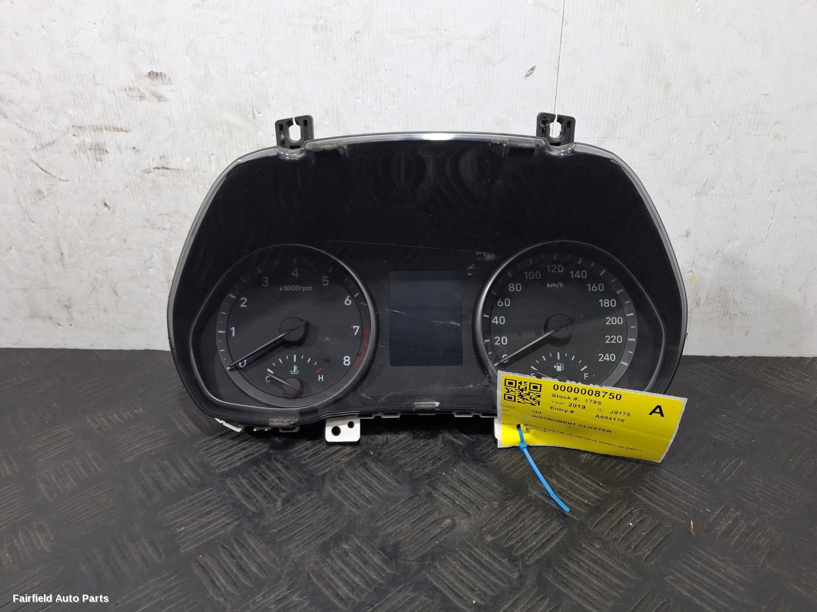 2017-2019 Hyundai I30 Instrument Cluster