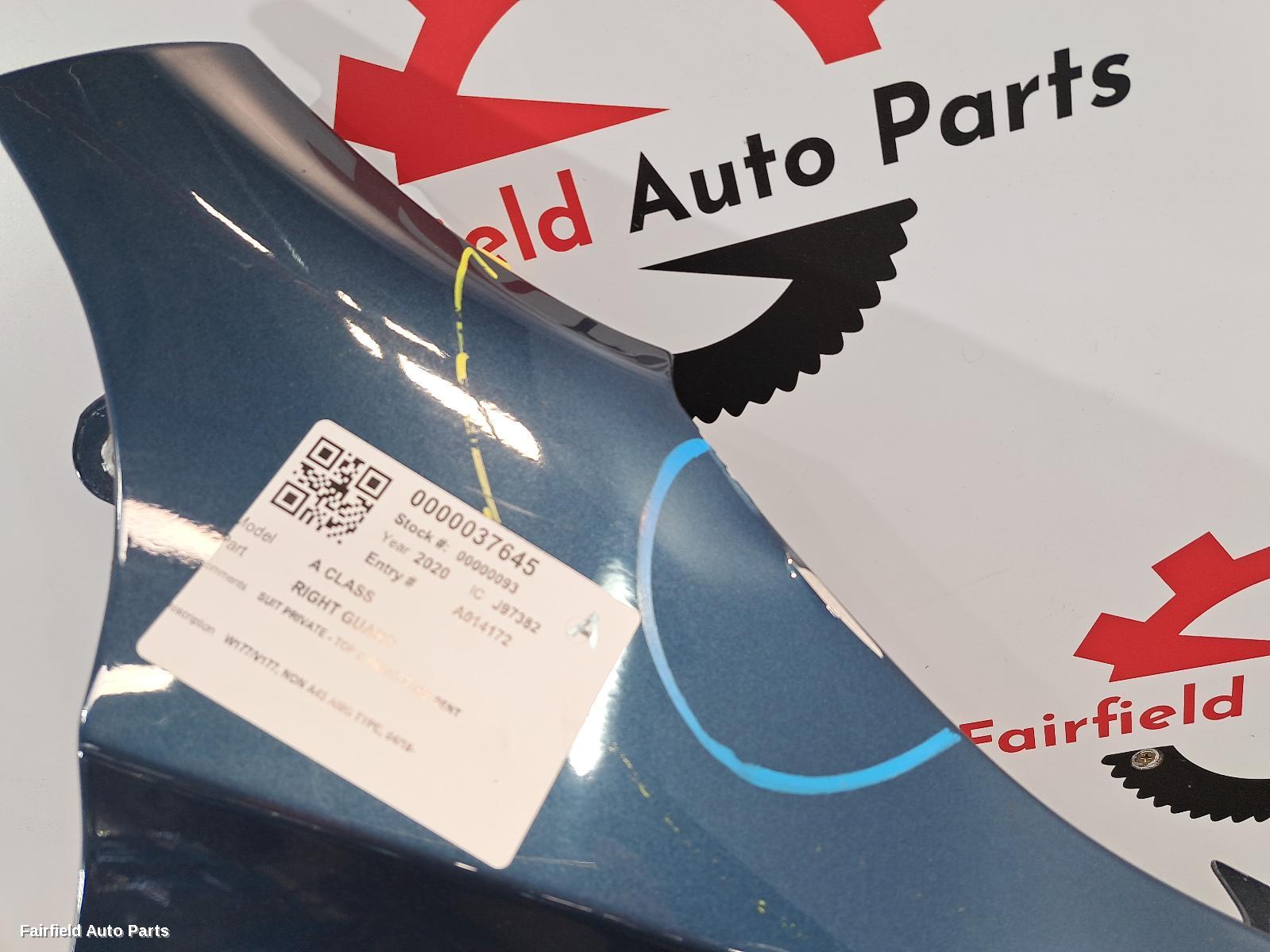 2018-2025 Mercedes A Class Right Guard