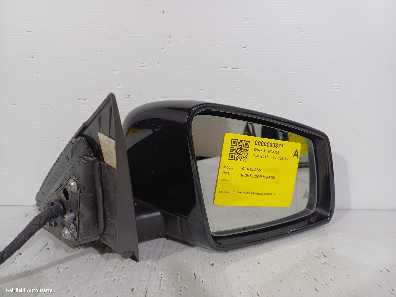 2013-2015 Mercedes Cla Class Right Door Mirror