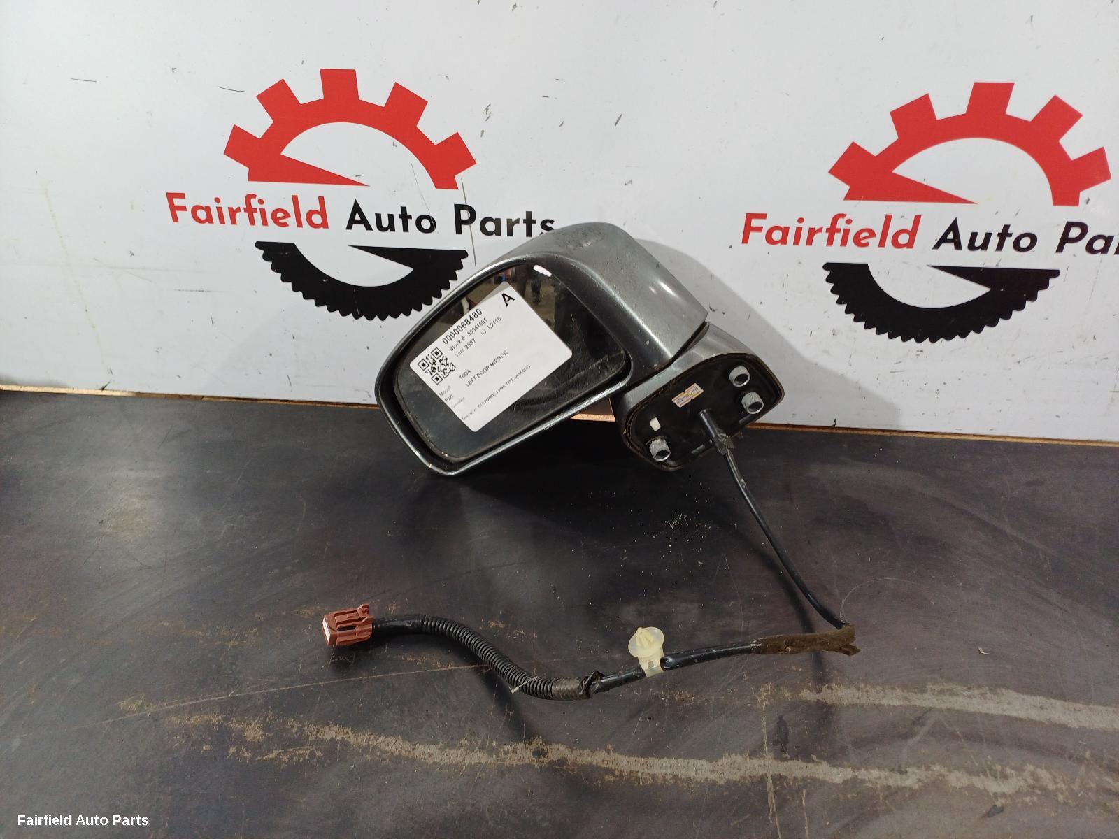 2004-2013 Nissan Tiida Left Door Mirror
