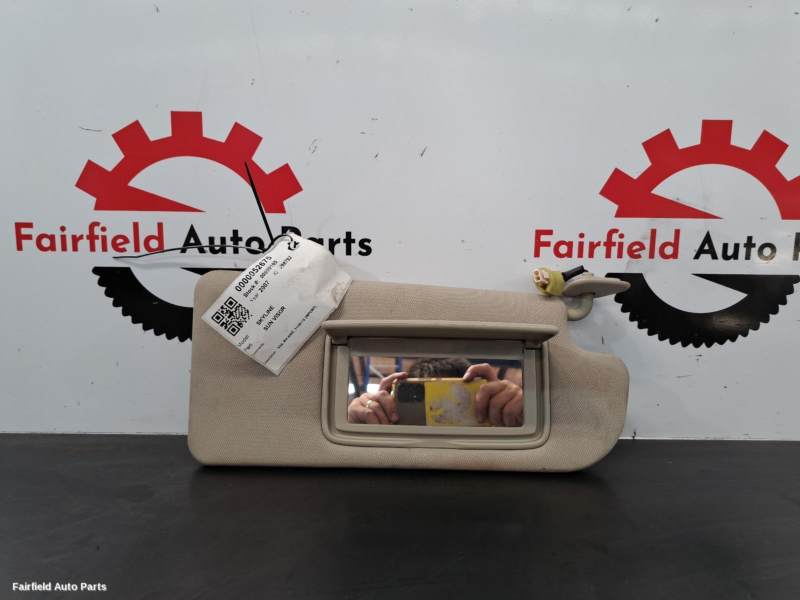 2006-2015 Nissan Skyline Sunvisor