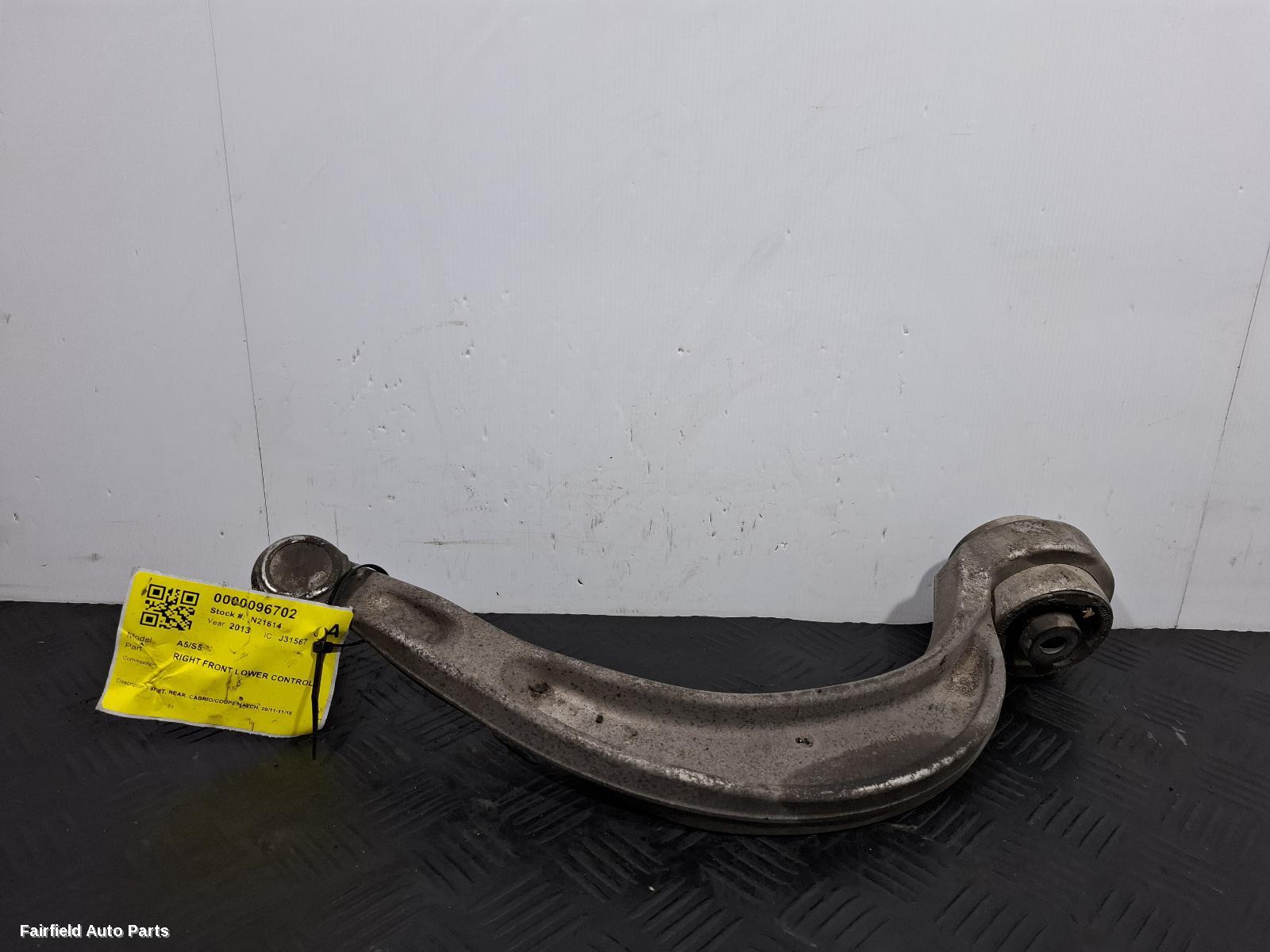 2011-2016 Audi A5 Right Front Lower Control Arm