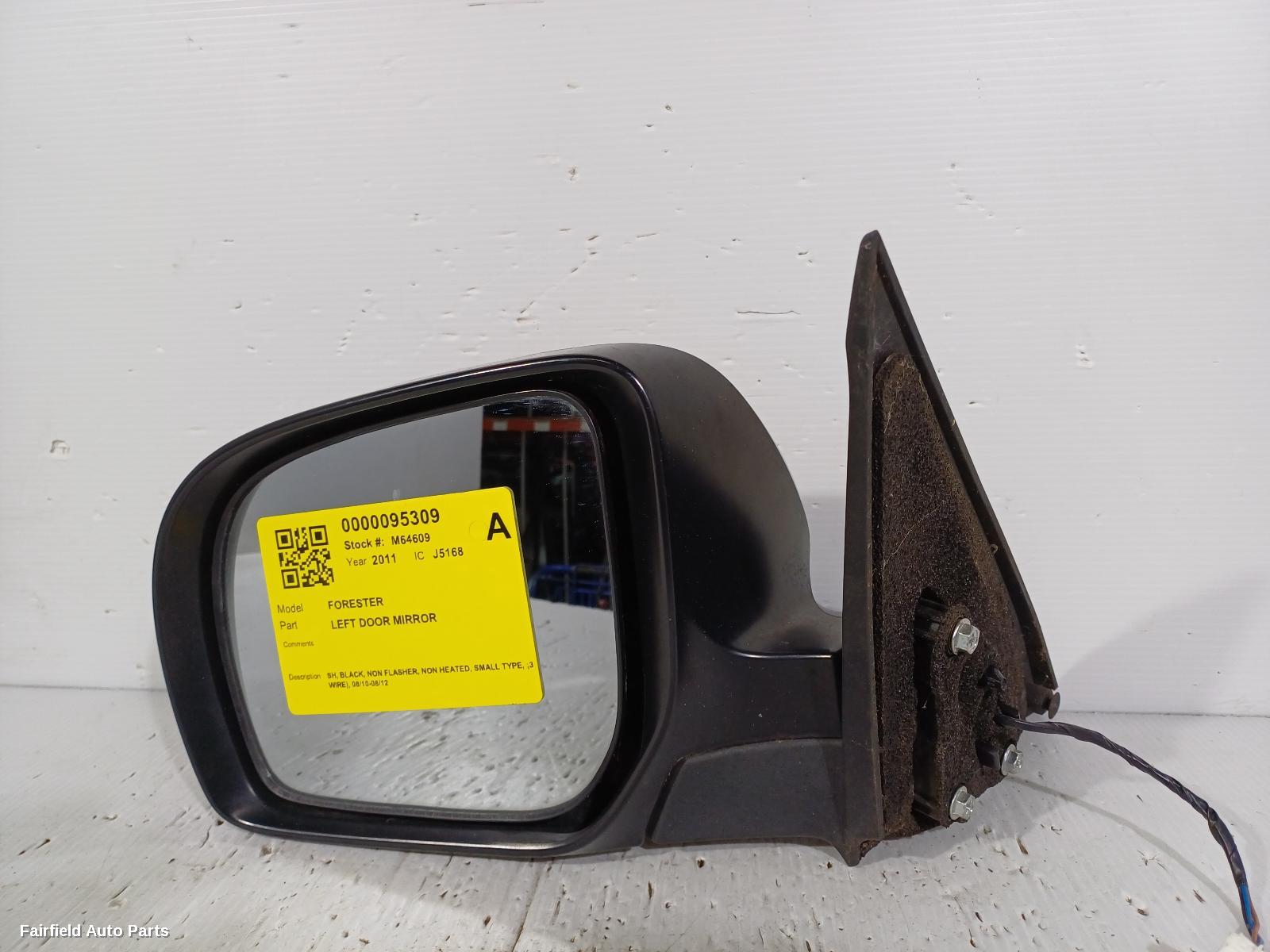 2010-2012 Subaru Forester Left Door Mirror