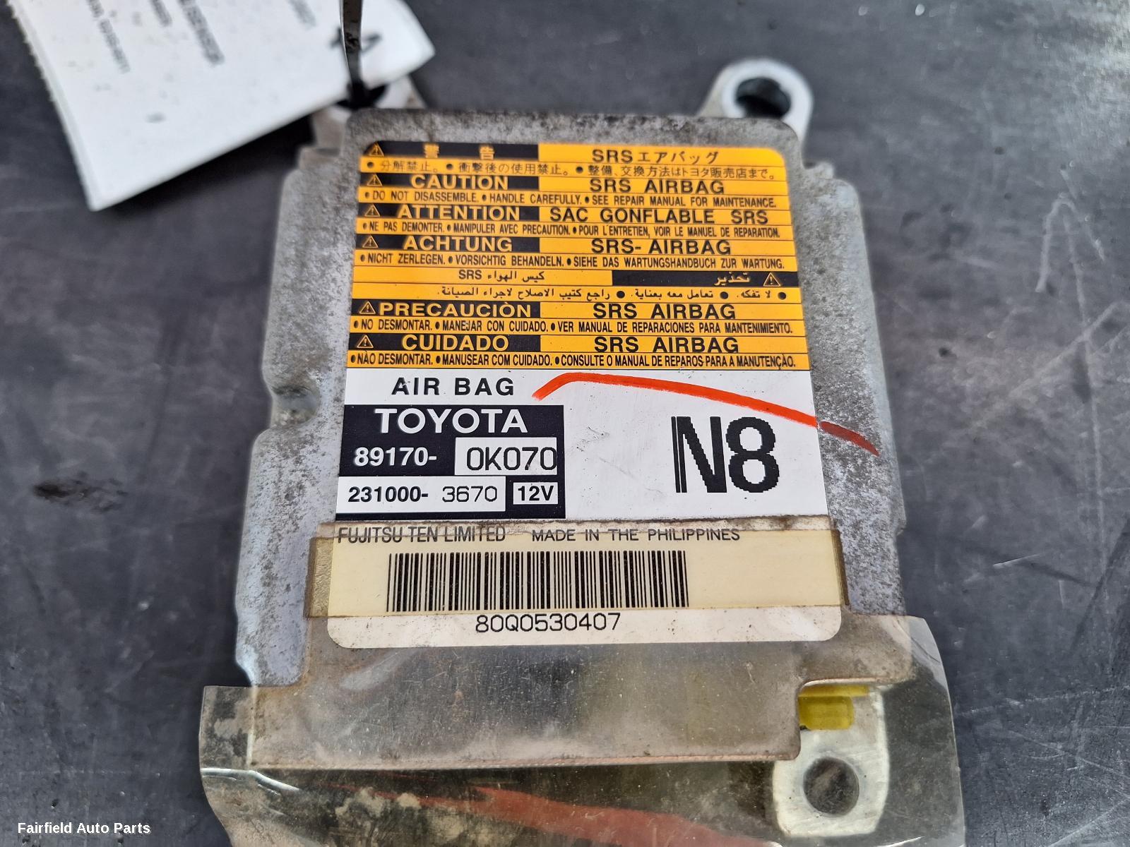 2005-2008 Toyota Hilux Airbag Module Sensor