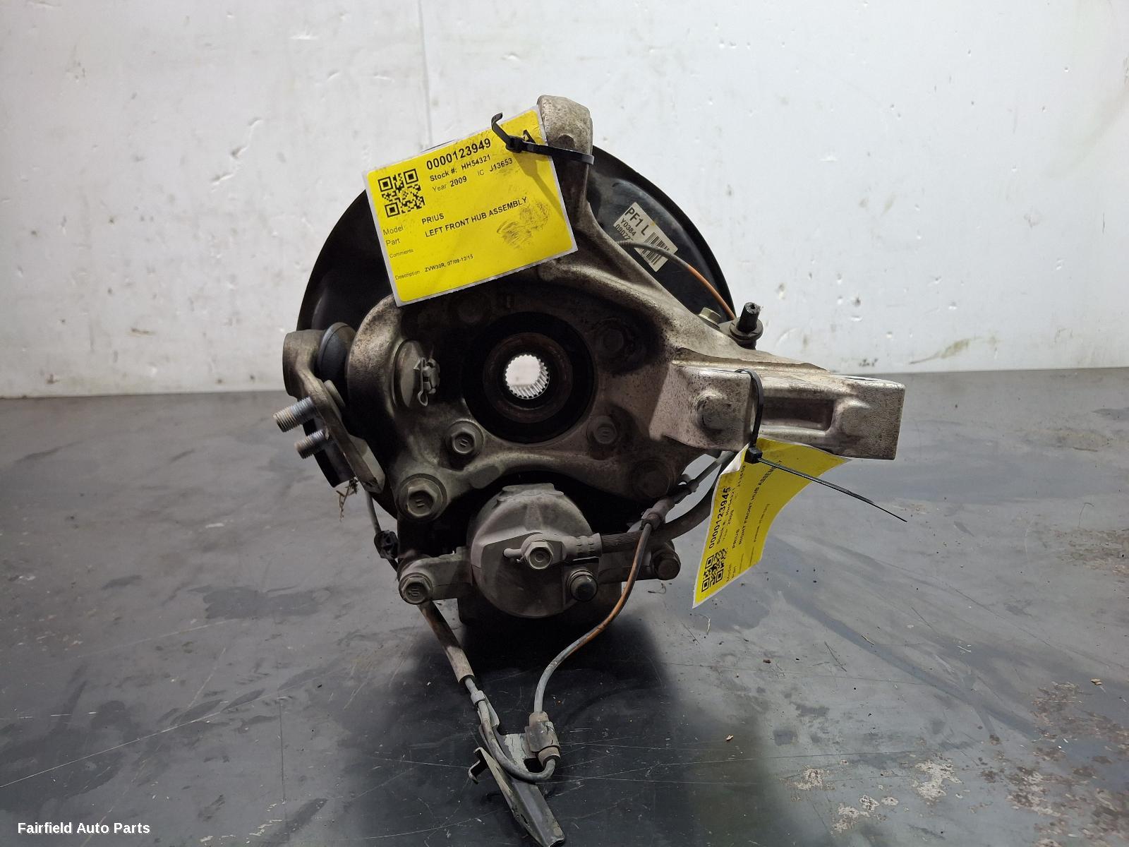 2009-2015 Toyota Prius Left Front Hub Assembly