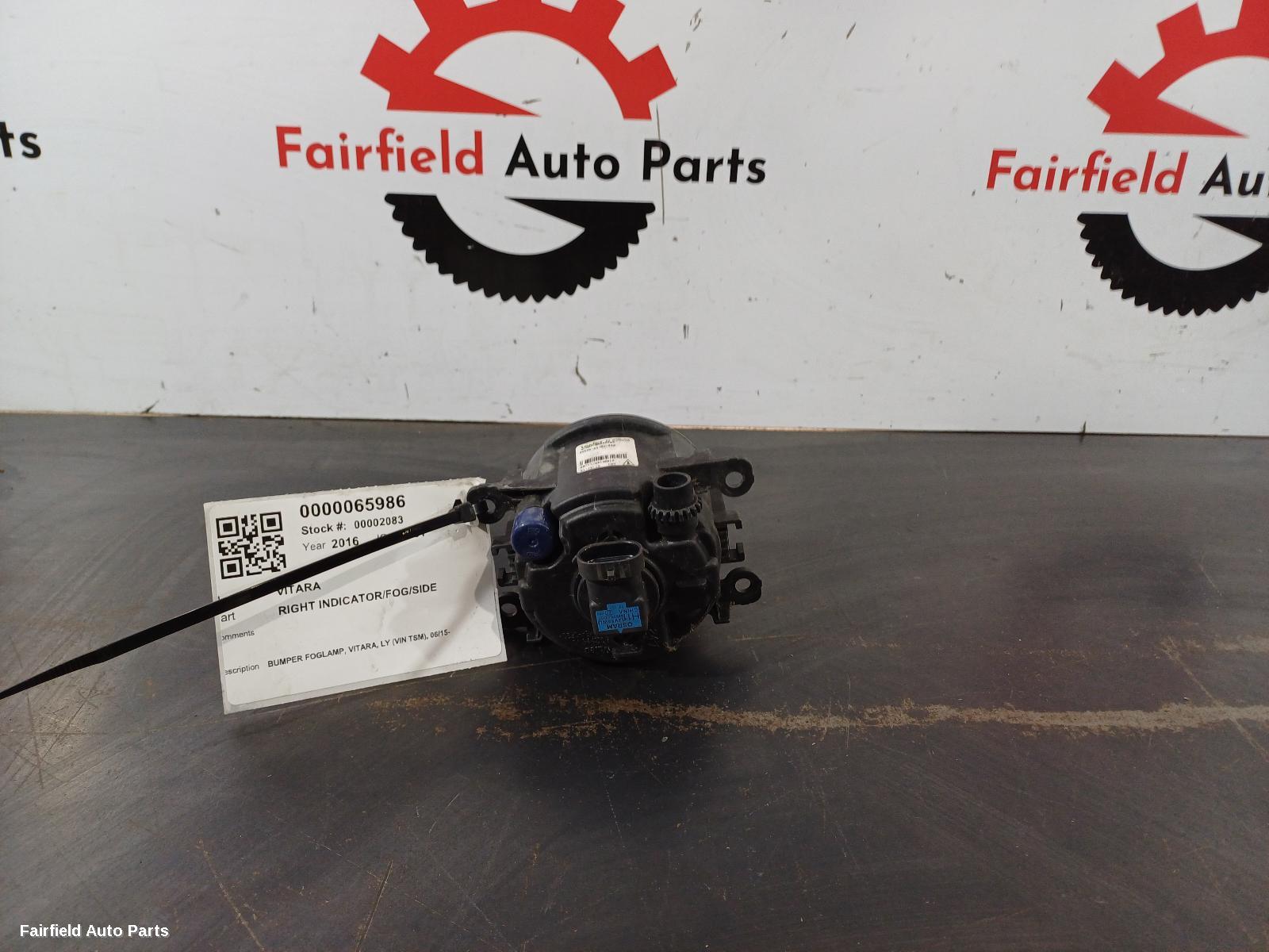 2015-2025 Suzuki Vitara Right Indicator Fog Side